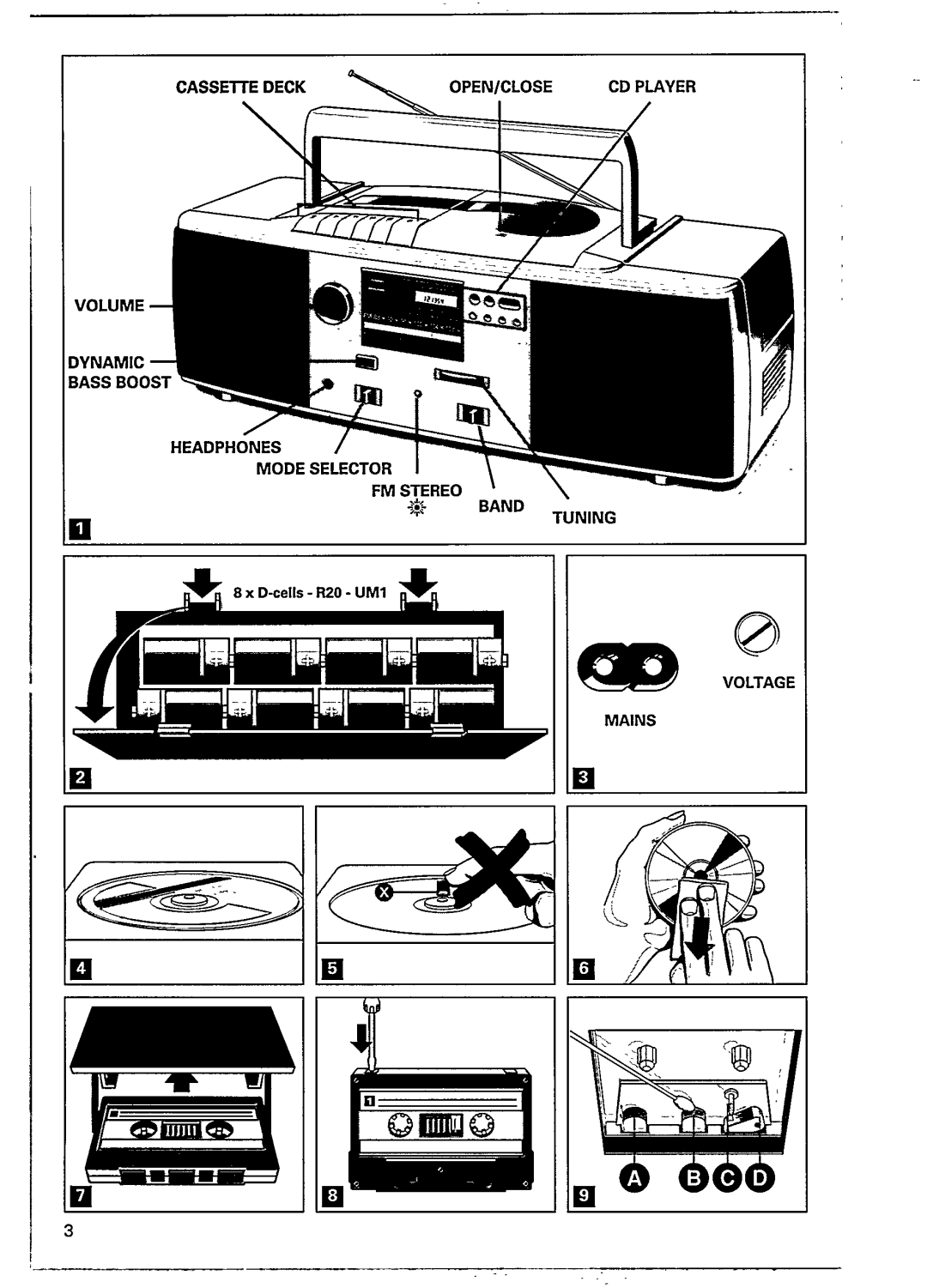 Philips AZ 8022, AZ8020 manual 