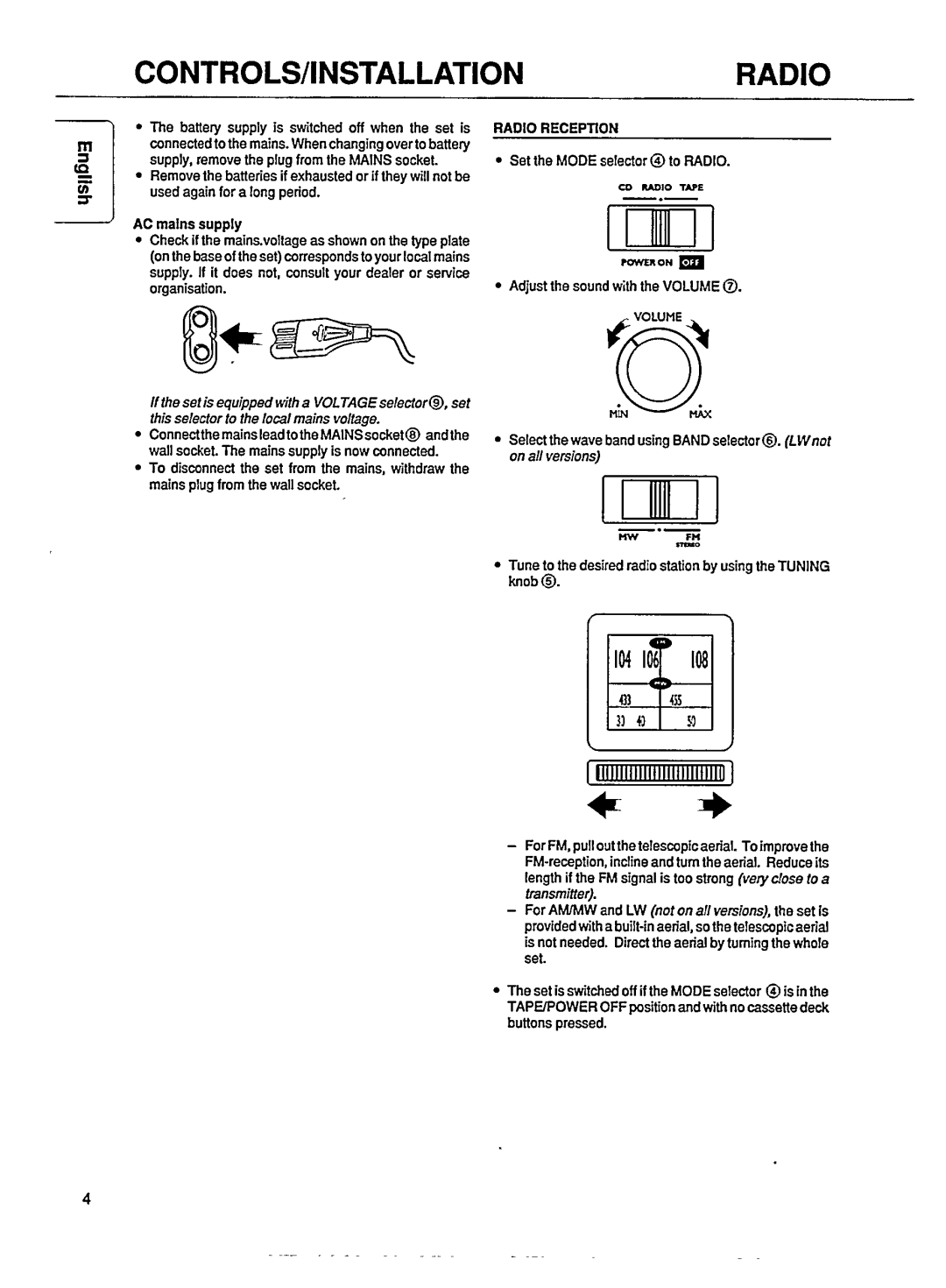 Philips AZ8040/20, AZ8040/21 manual 