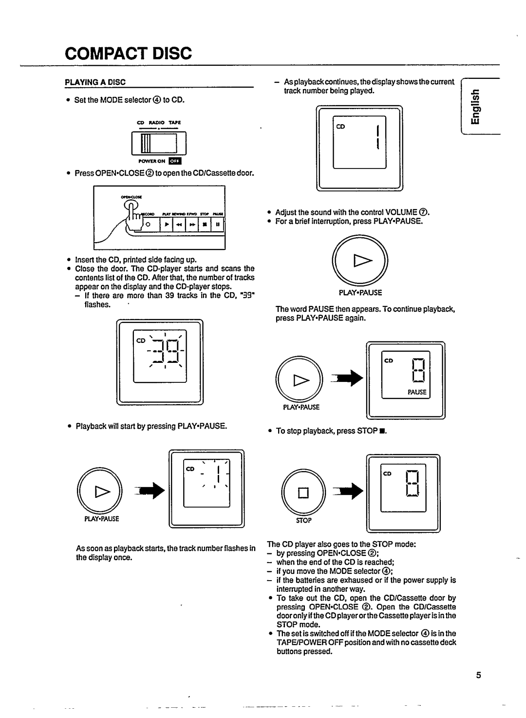 Philips AZ8040/21, AZ8040/20 manual 