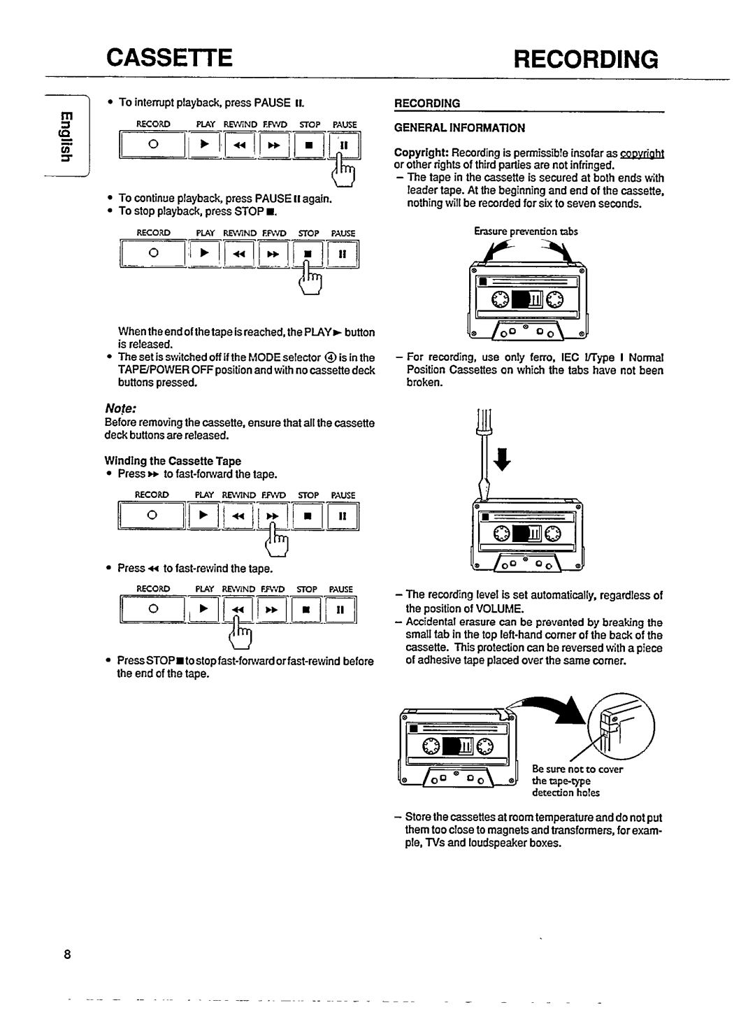 Philips AZ8040/20, AZ8040/21 manual 