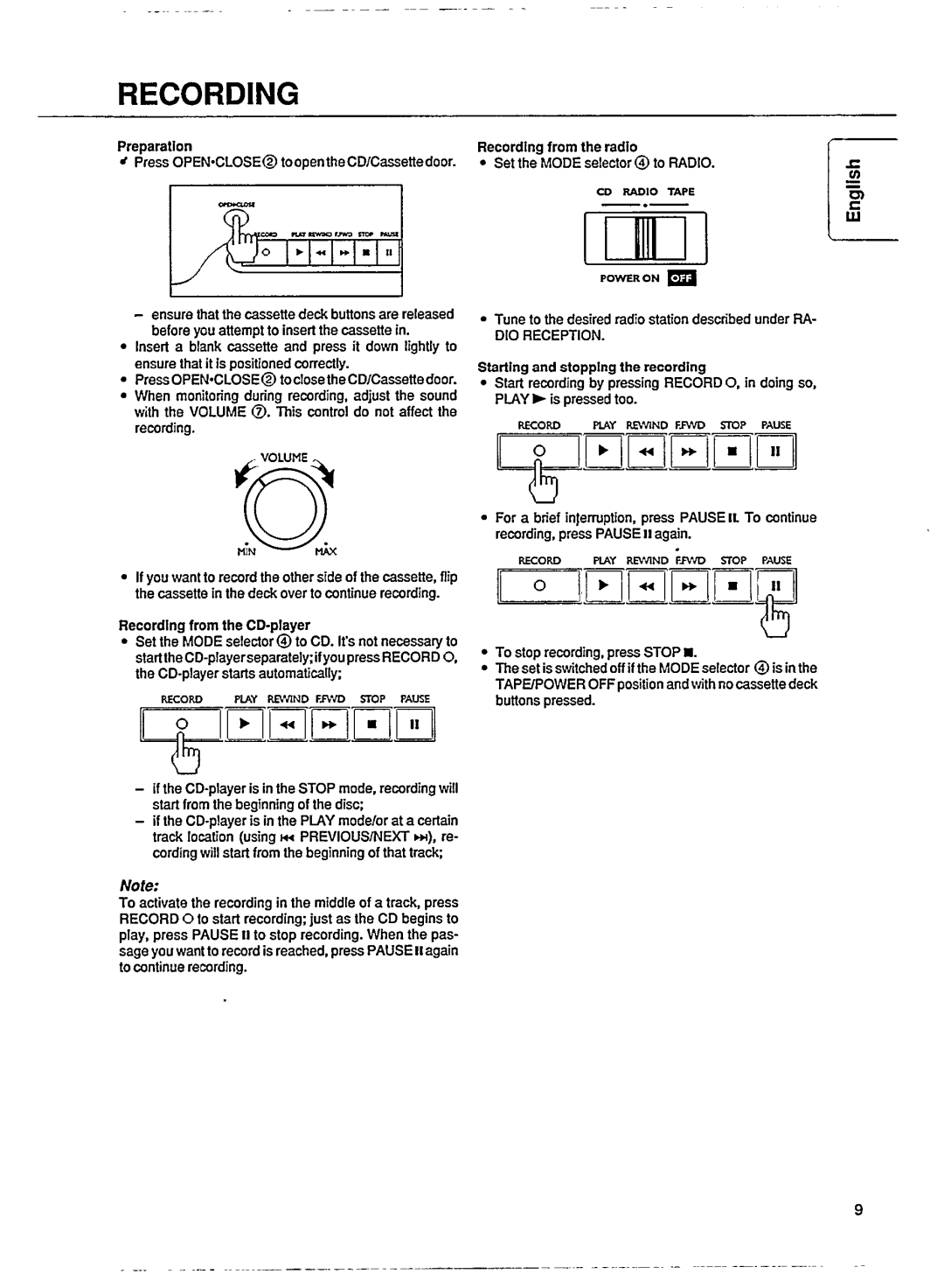 Philips AZ8040/21, AZ8040/20 manual 