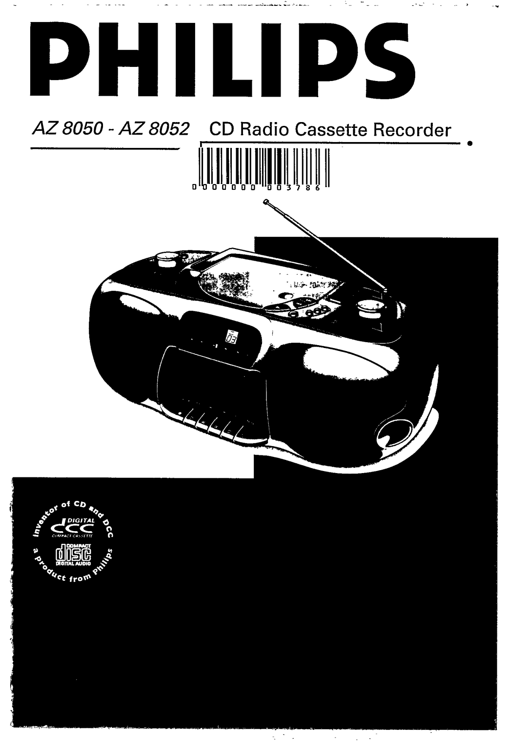 Philips AZ8052 manual 