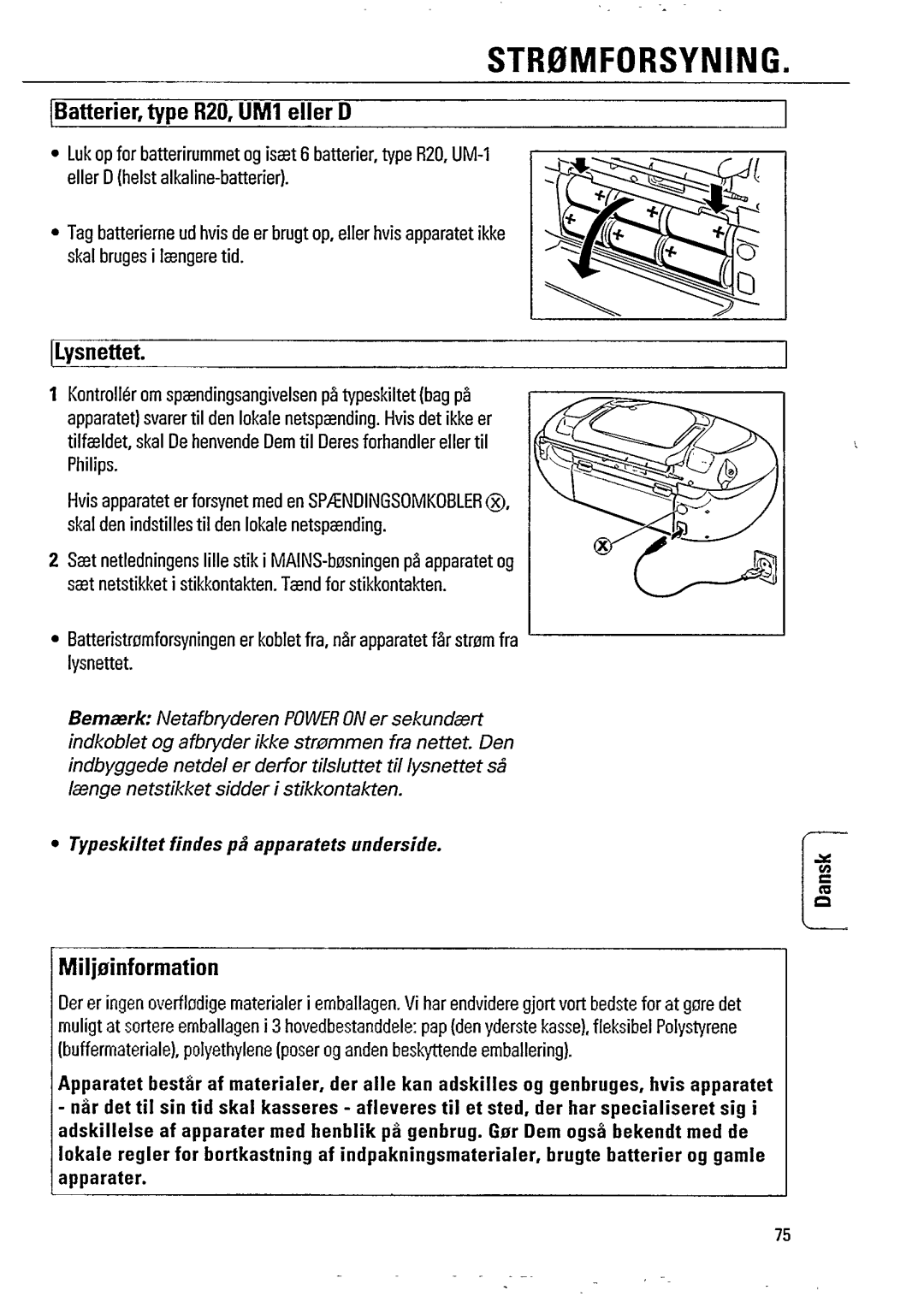 Philips AZ8052 manual 