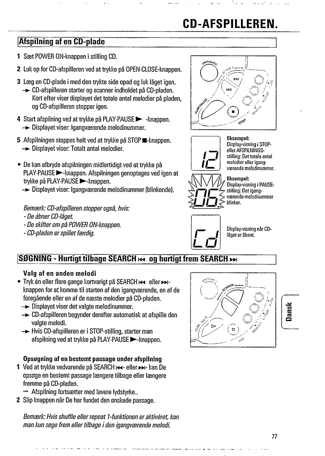 Philips AZ8052 manual 