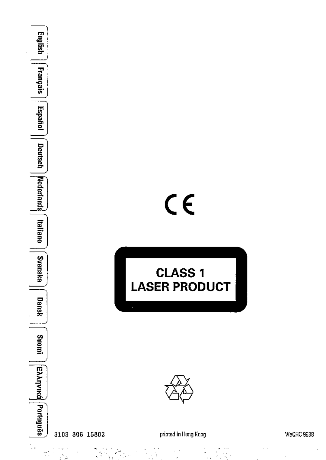 Philips AZ8075 manual 