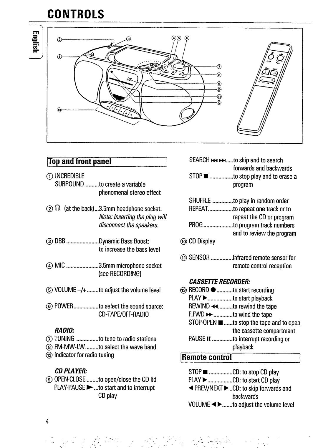 Philips AZ8075 manual 