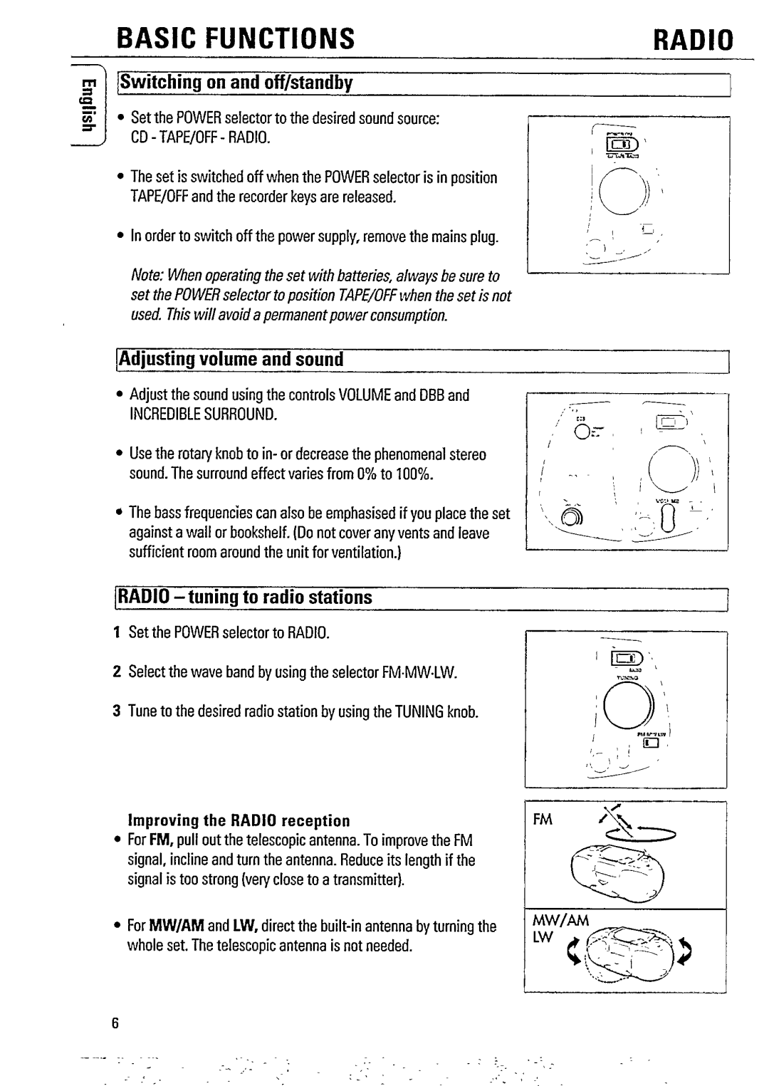 Philips AZ8075 manual 
