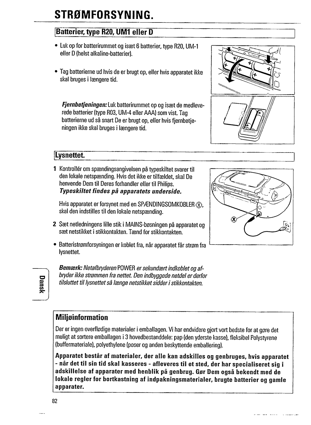 Philips AZ8267 manual 