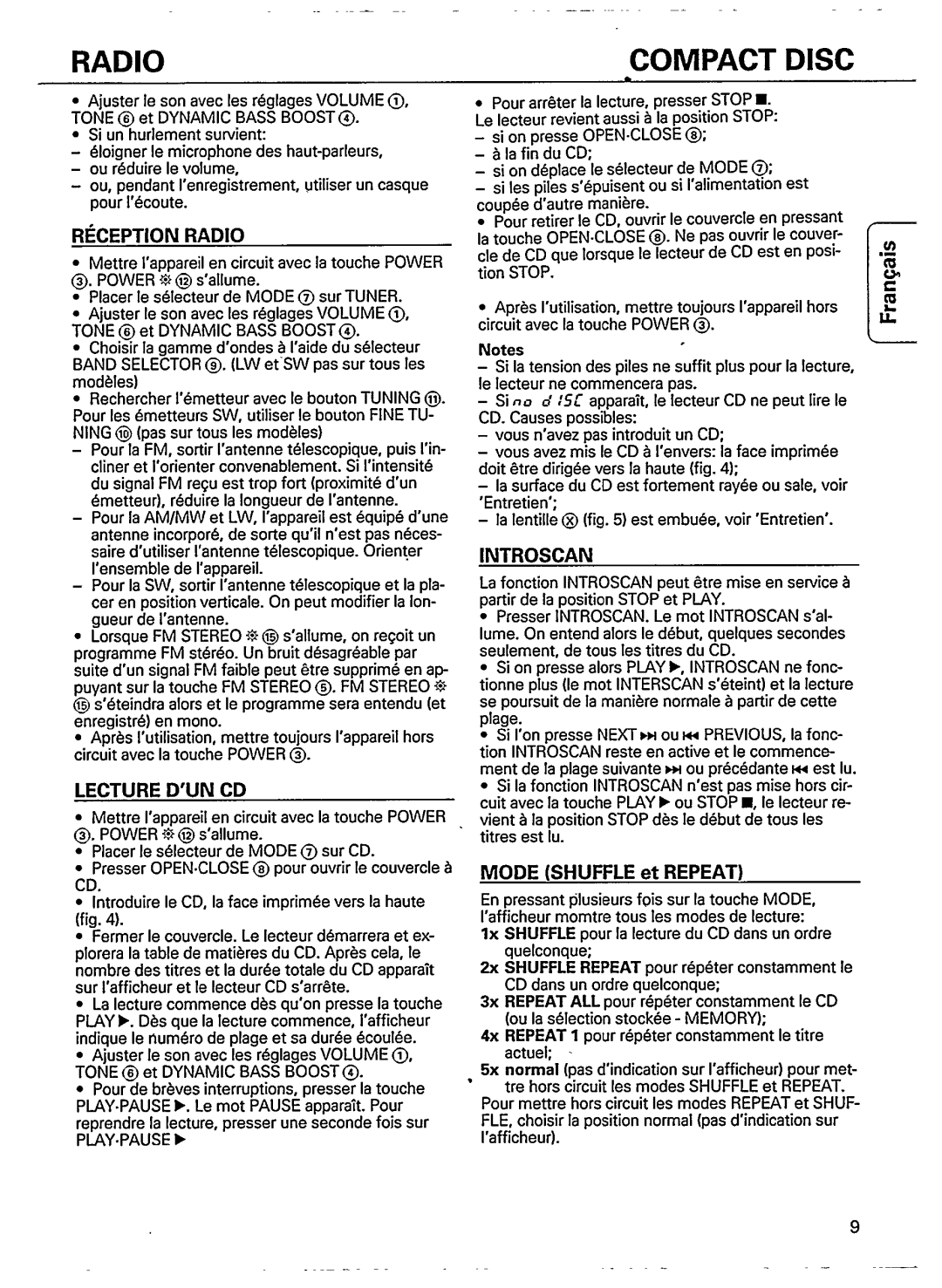 Philips AZ8320 manual 