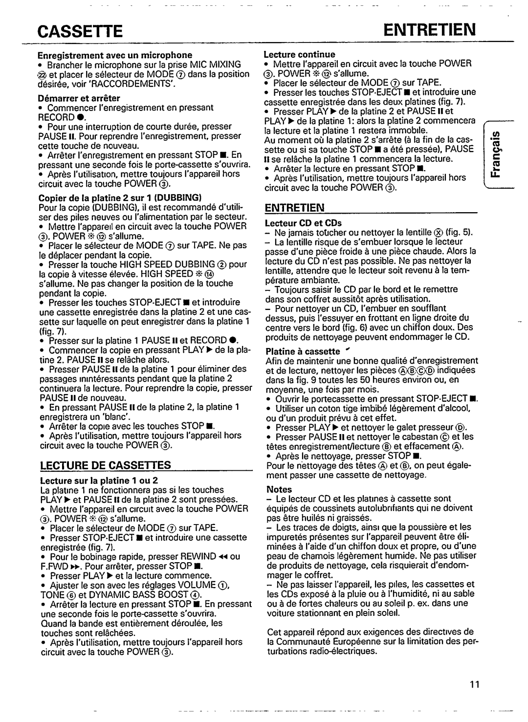 Philips AZ8320 manual 