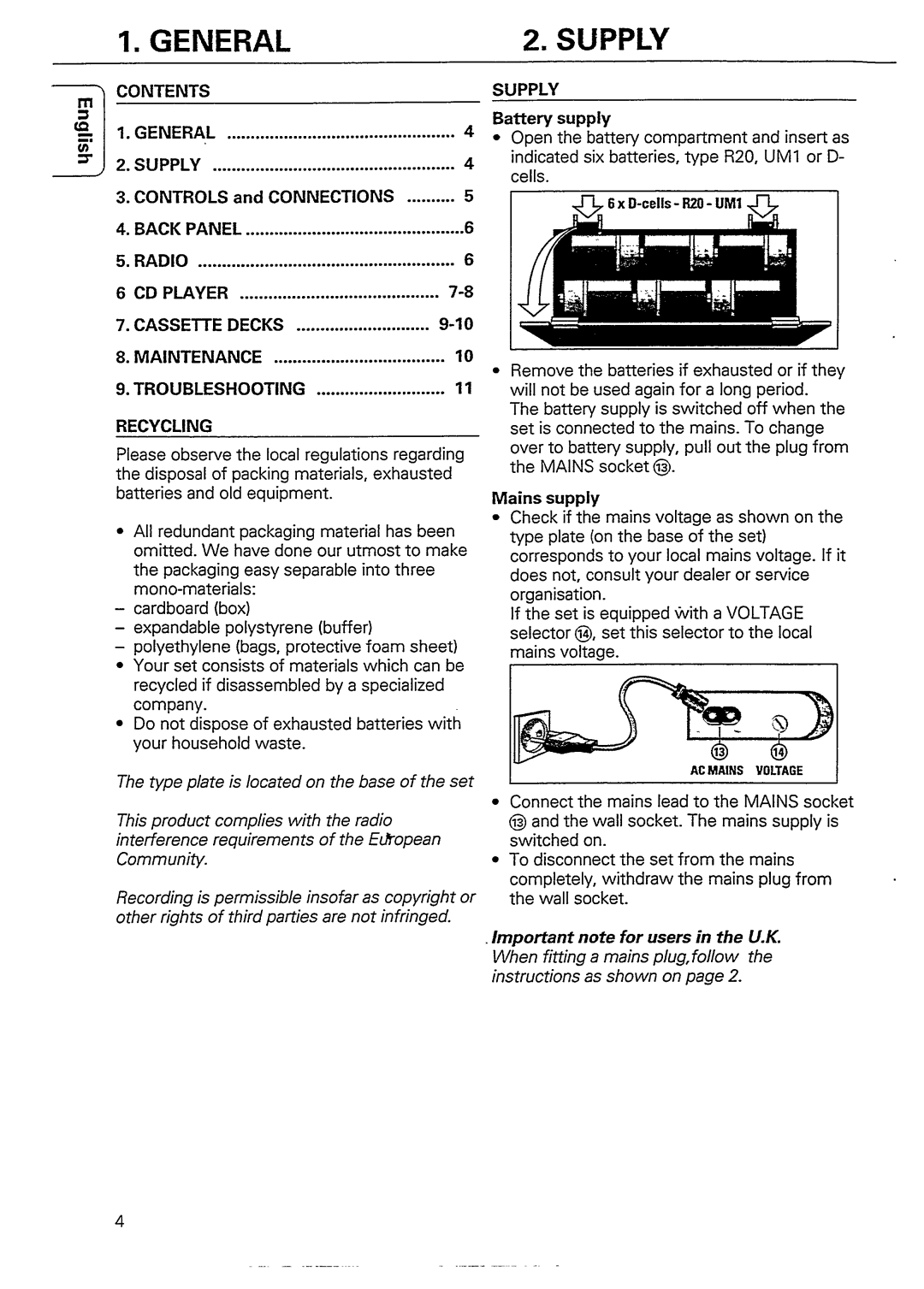 Philips AZ8352/05 manual 