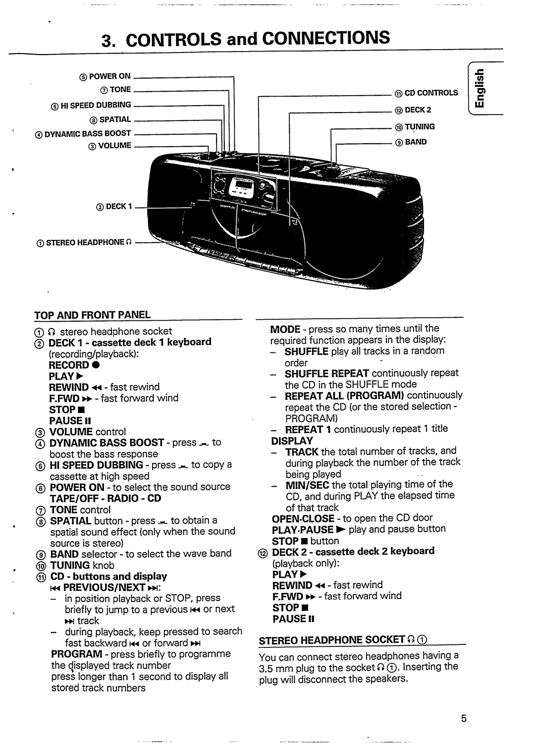 Philips AZ8352/05 manual 