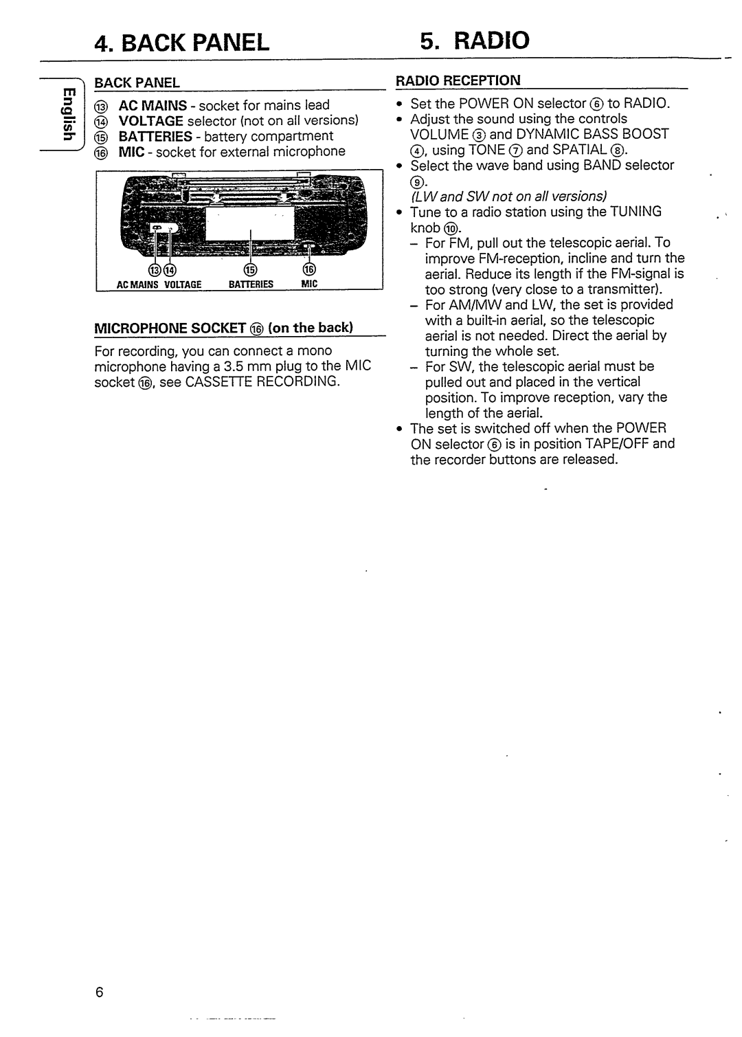 Philips AZ8352/05 manual 