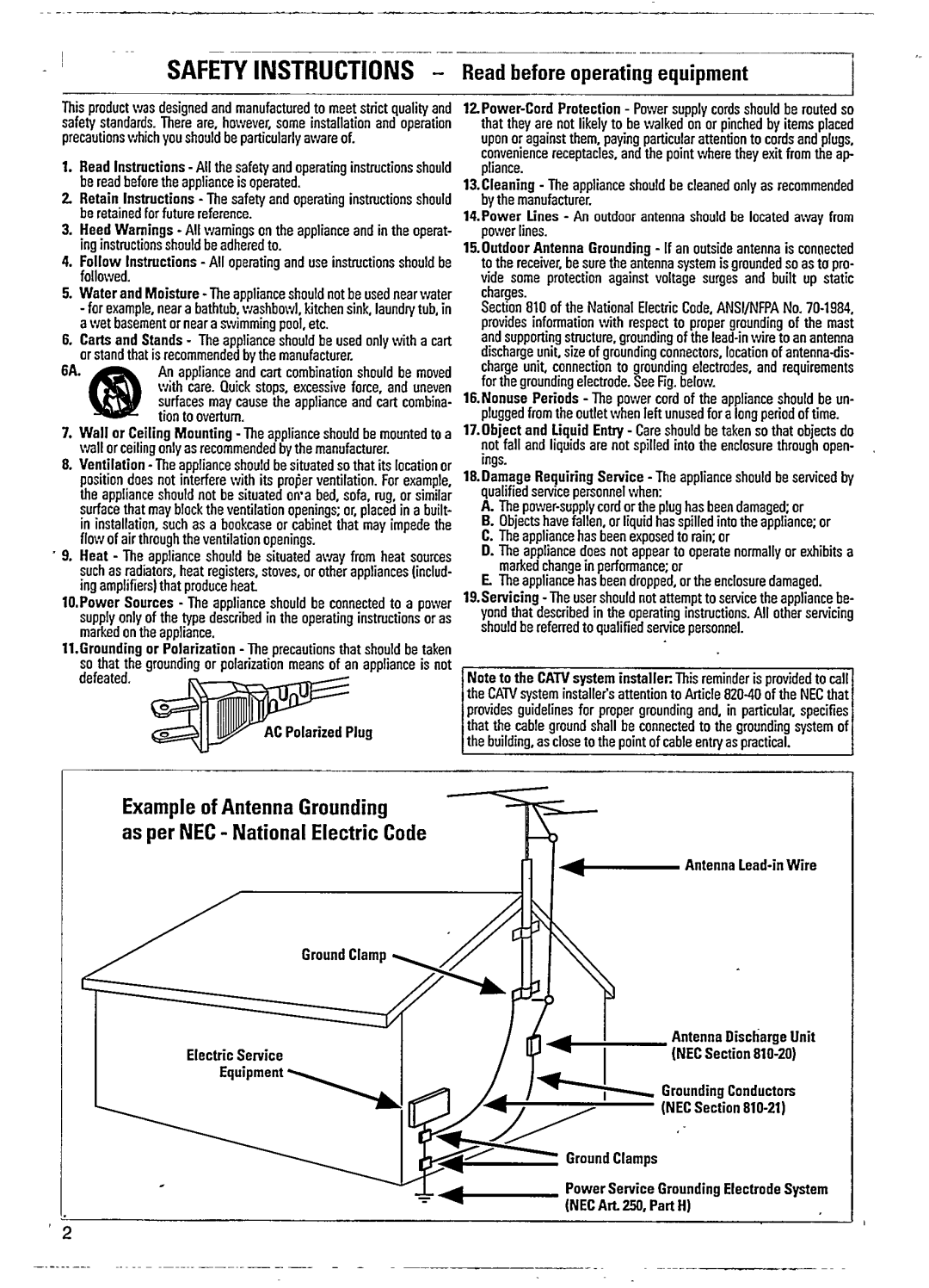 Philips AZ8400/13 manual 