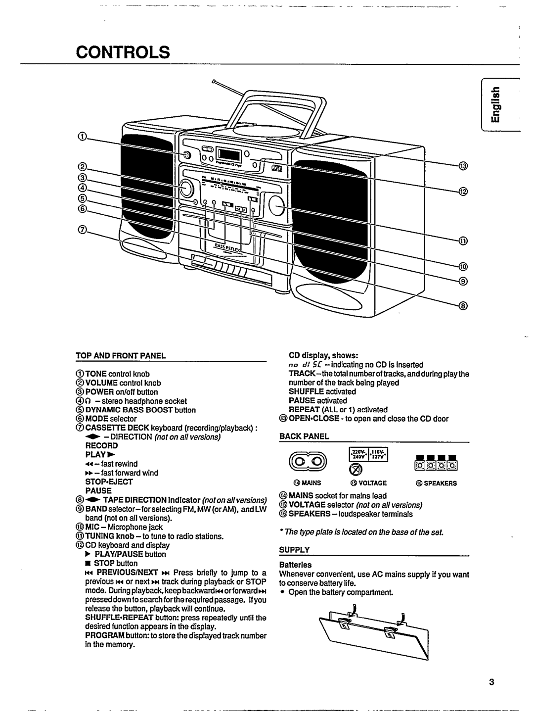 Philips AZ9040/05 manual 