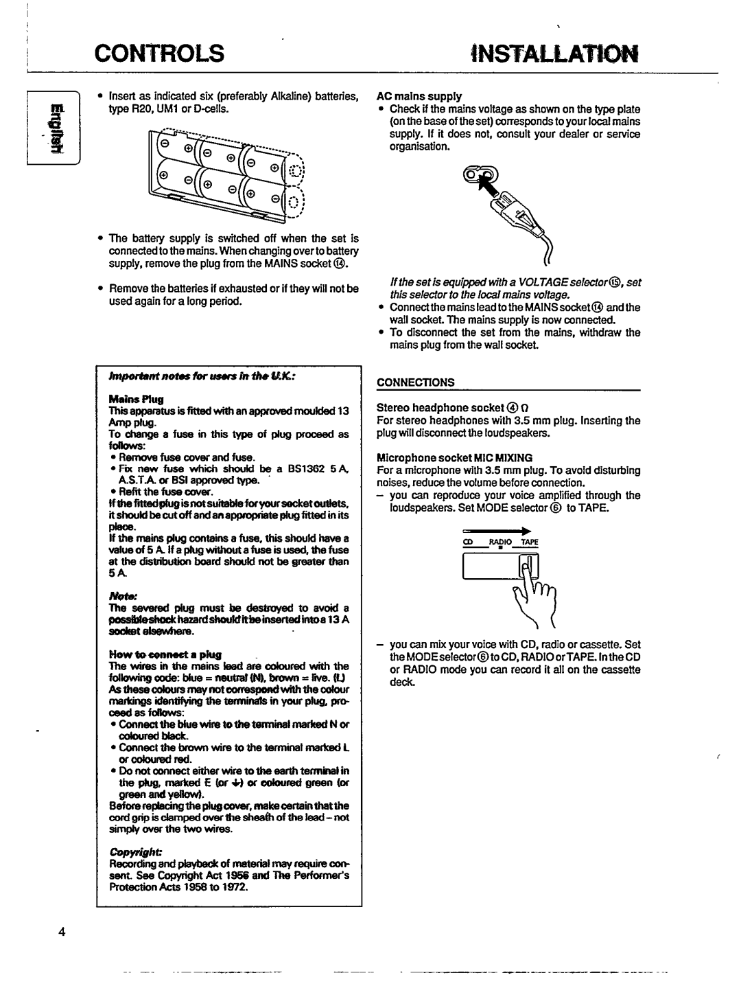 Philips AZ9040/05 manual 