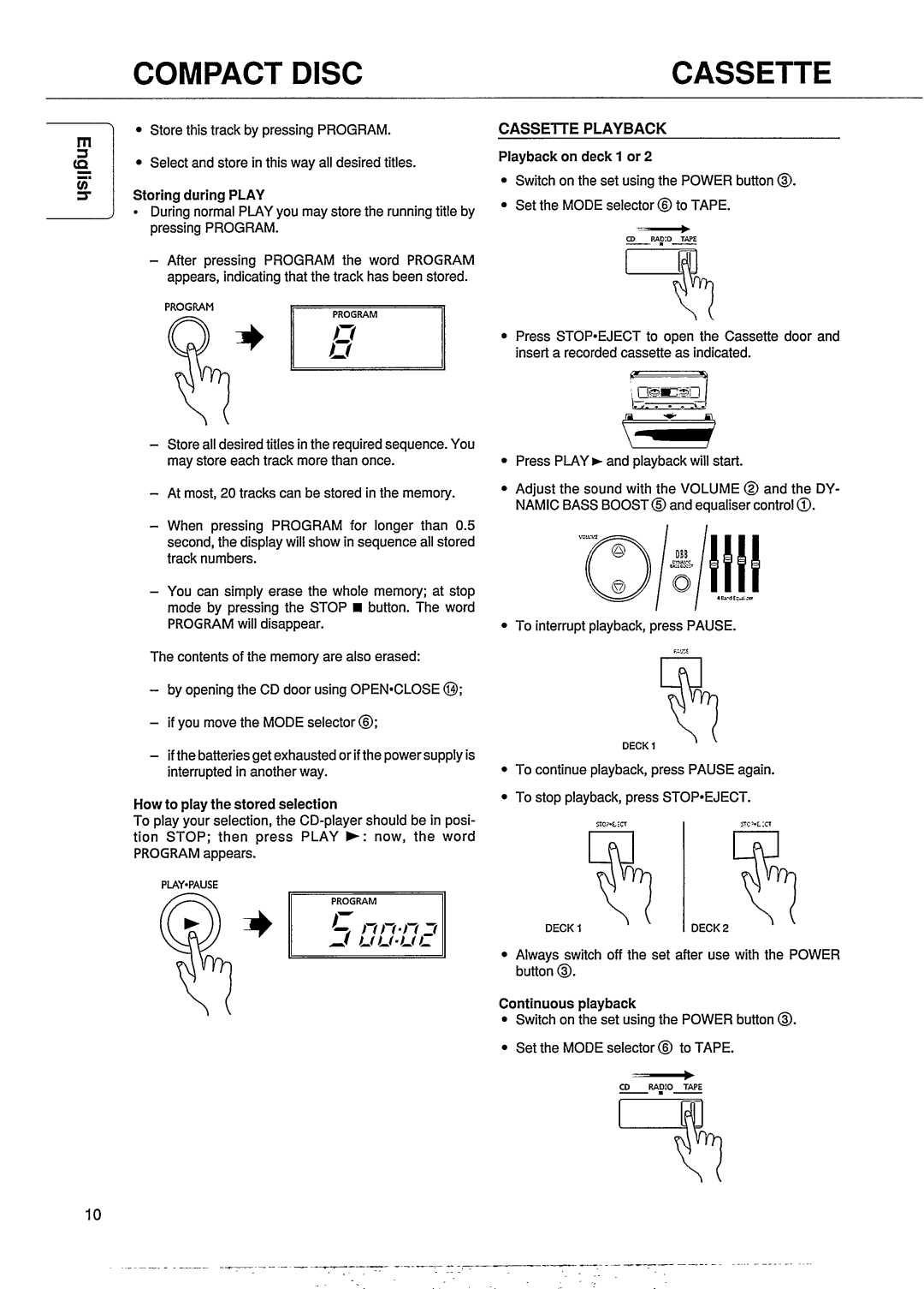 Philips AZ9345 manual 