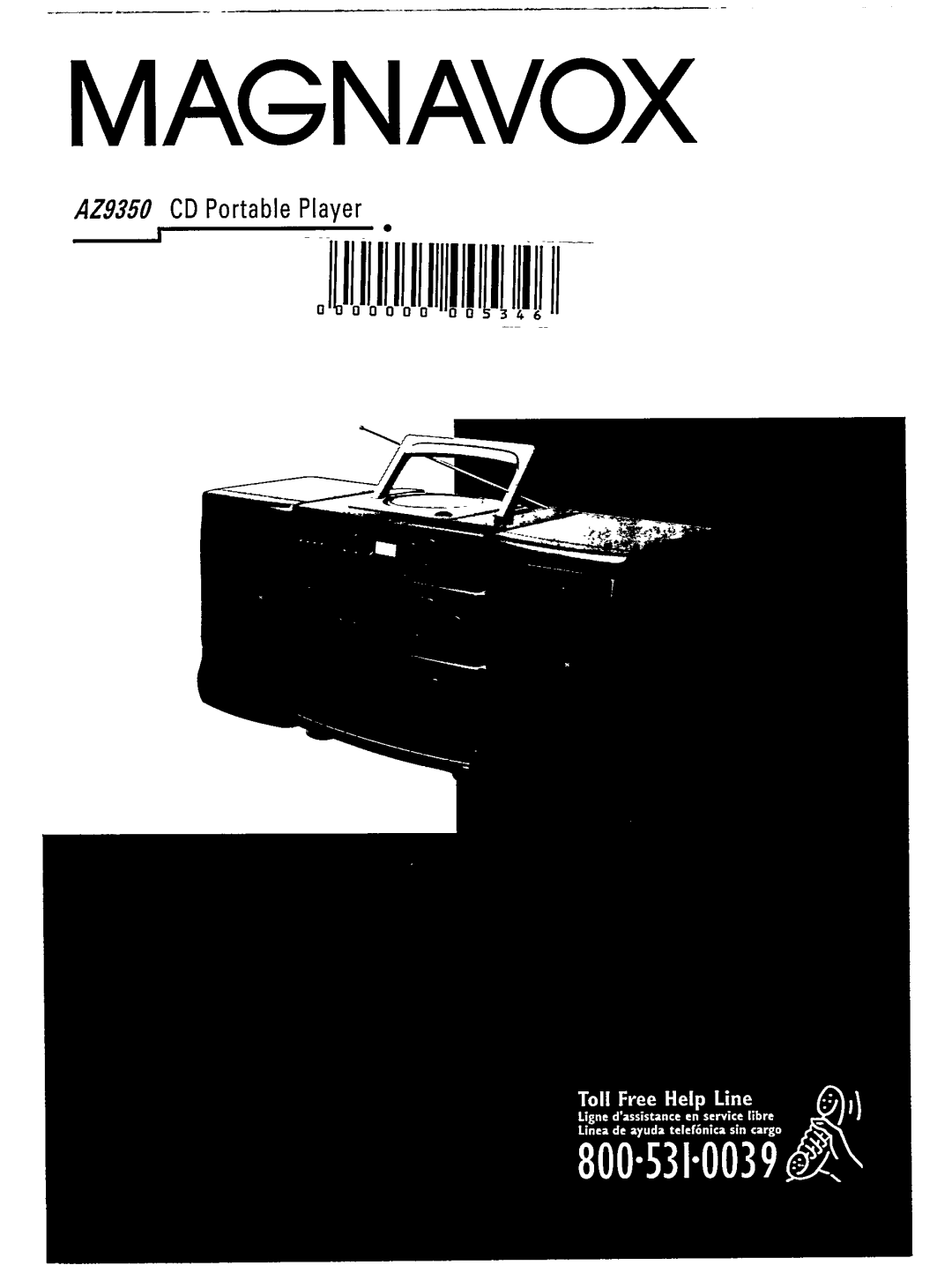 Philips AZ9350/05 manual 