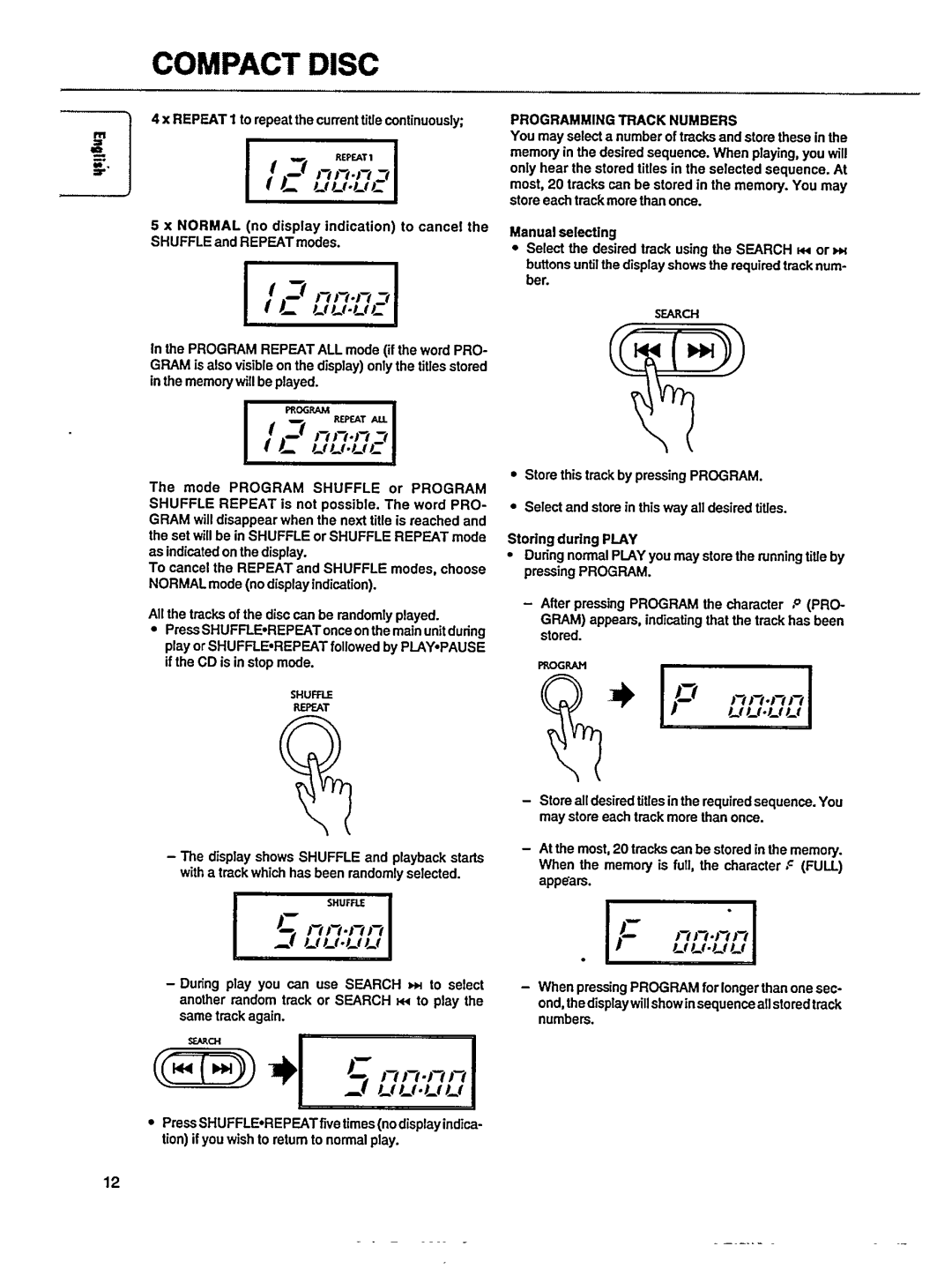 Philips AZ9350/05 manual 