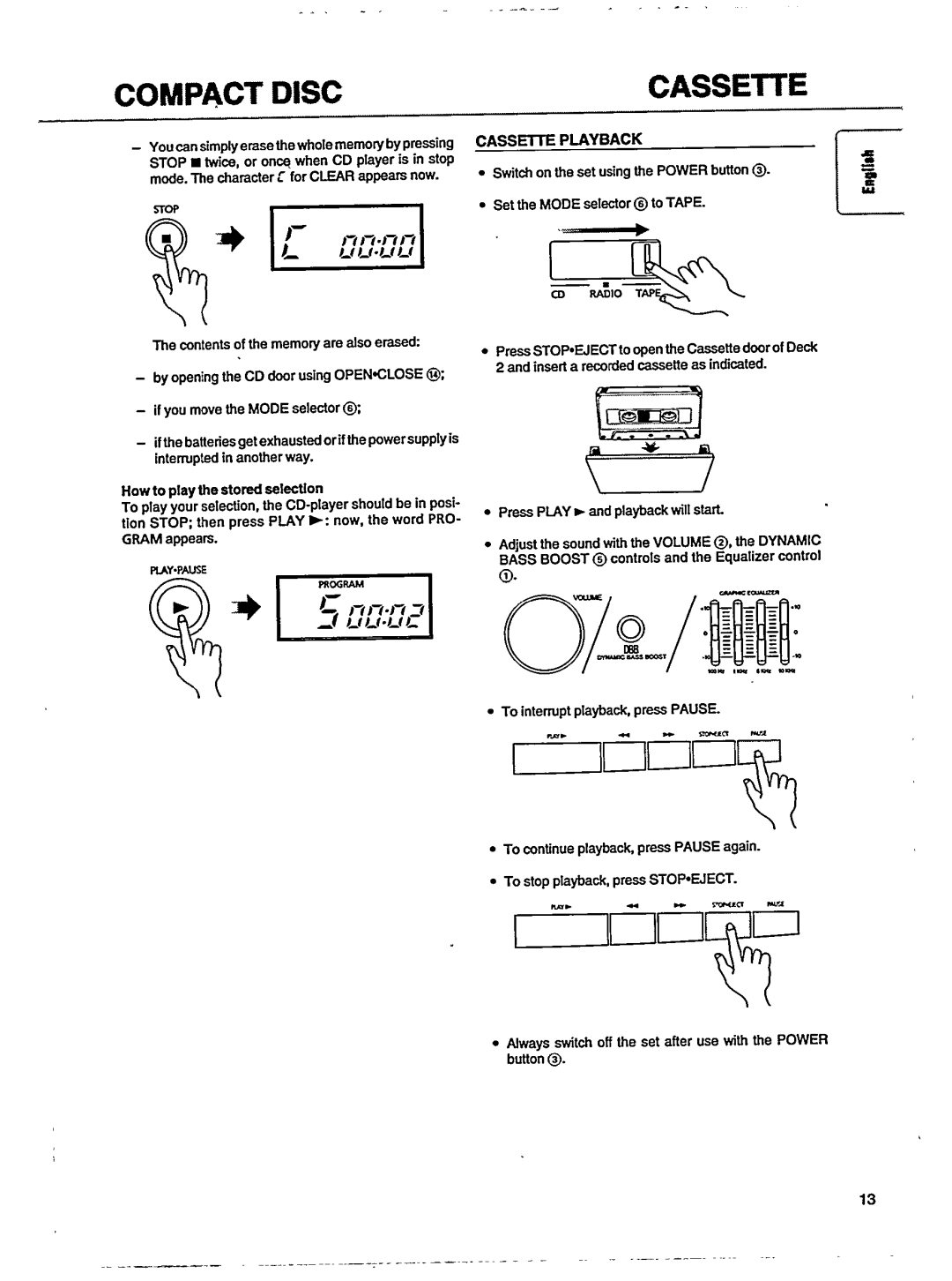 Philips AZ9350/05 manual 