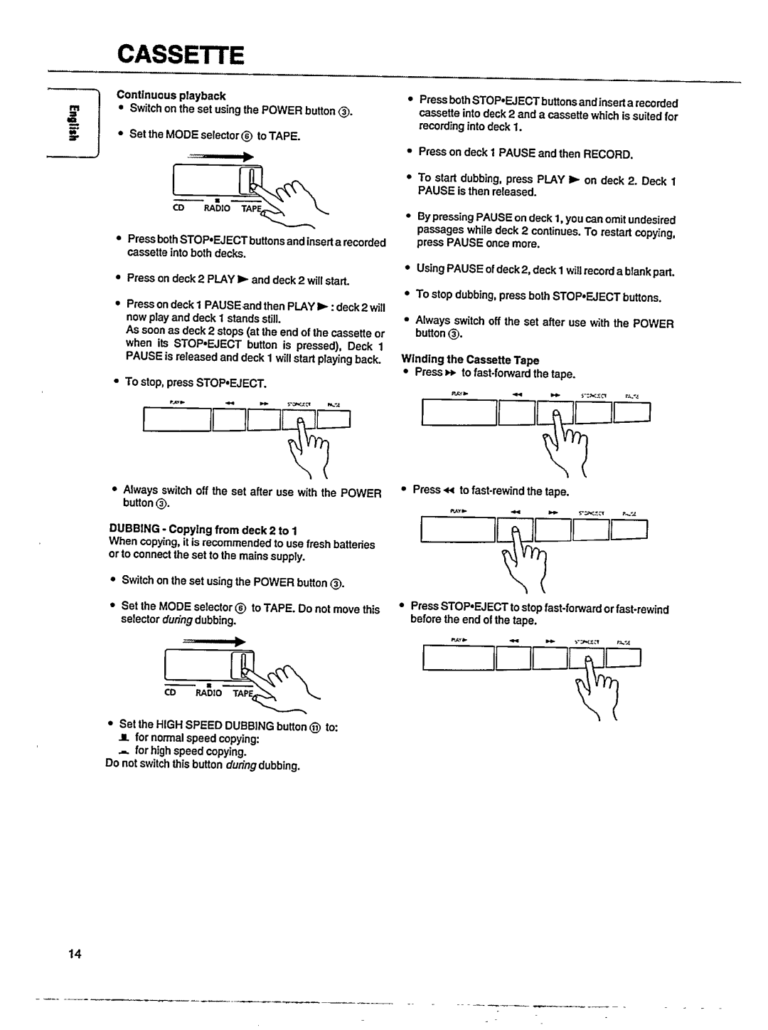 Philips AZ9350/05 manual 