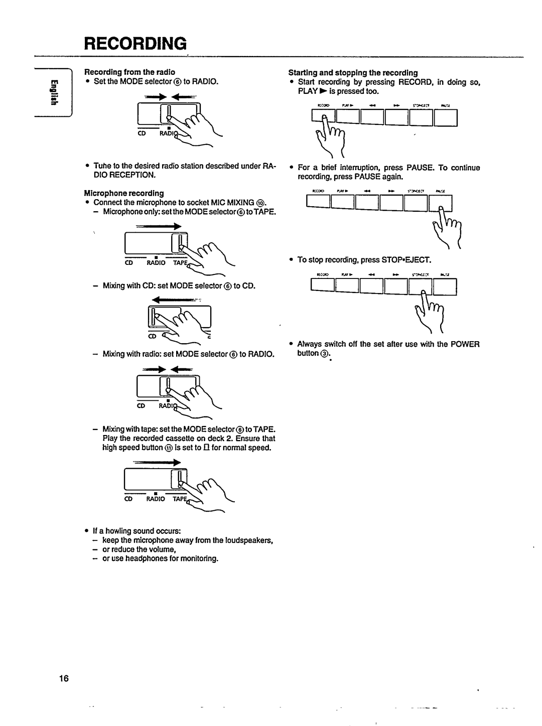 Philips AZ9350/05 manual 