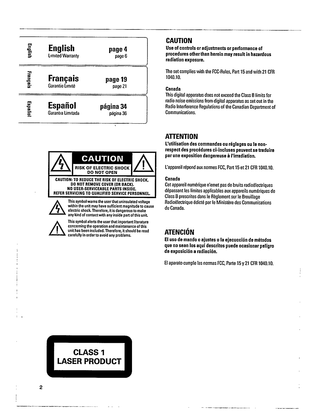 Philips AZ9350/05 manual 