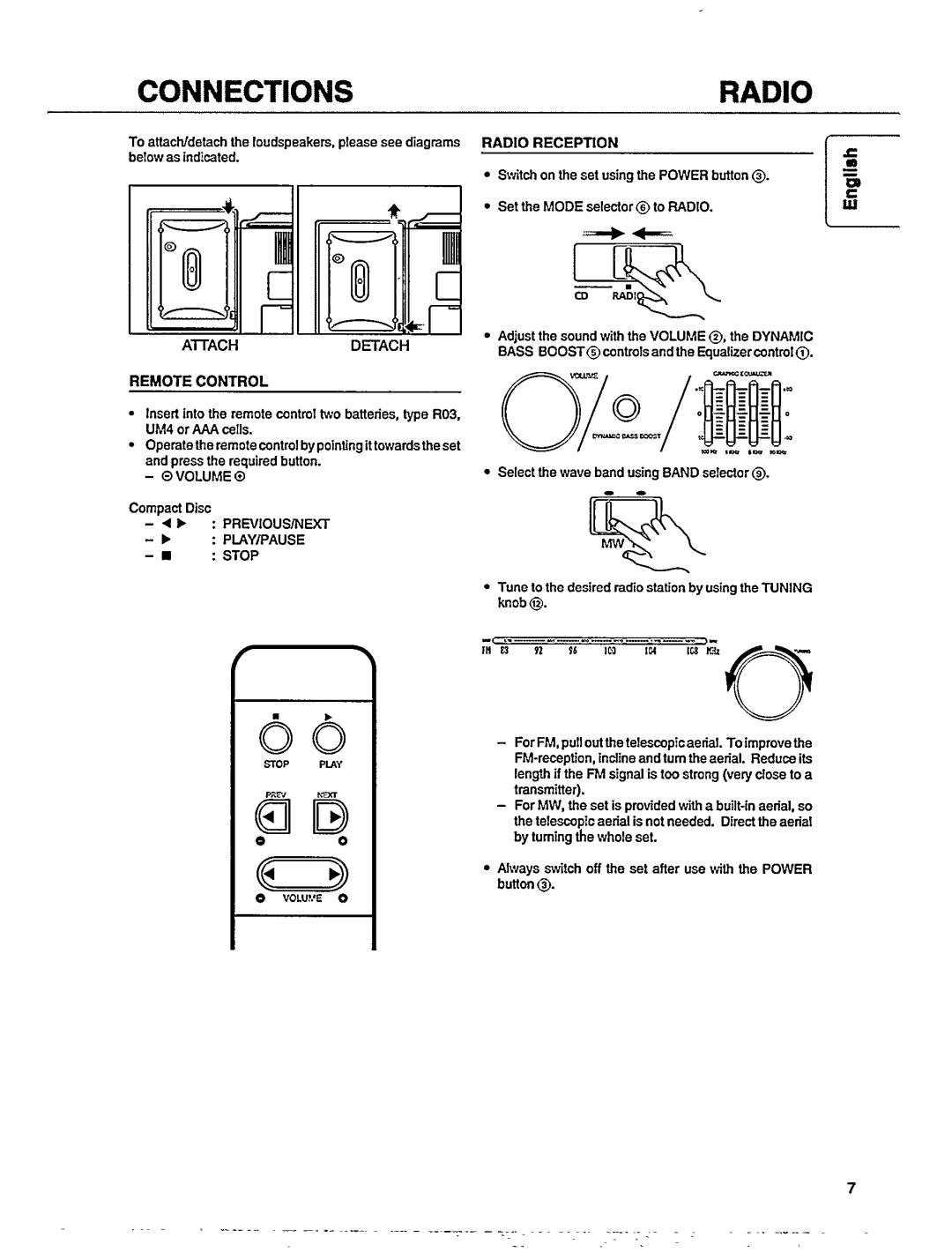 Philips AZ9355/00 manual 