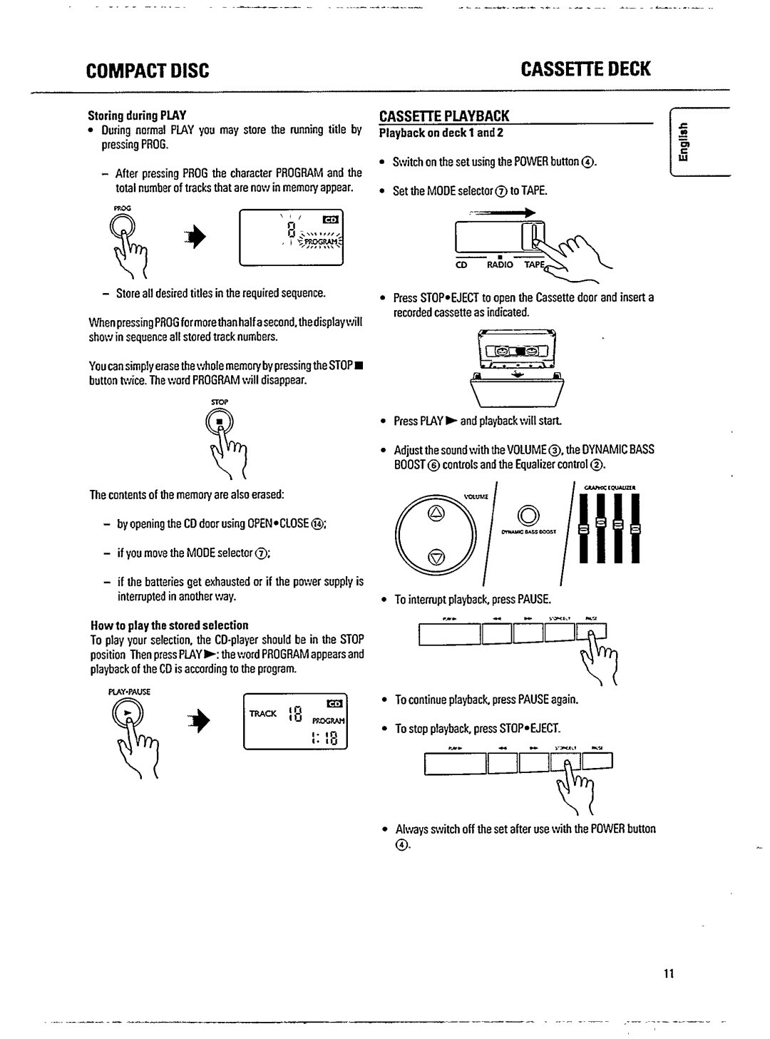 Philips AZ9555/00 manual 