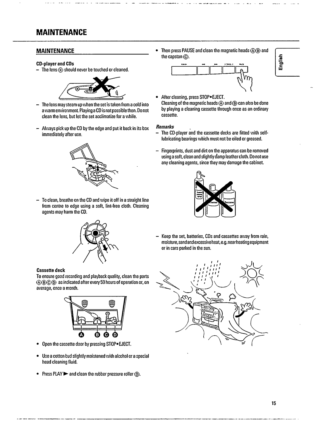 Philips AZ9555/00 manual 