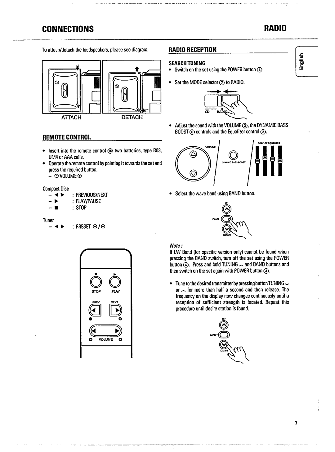 Philips AZ9555/00 manual 