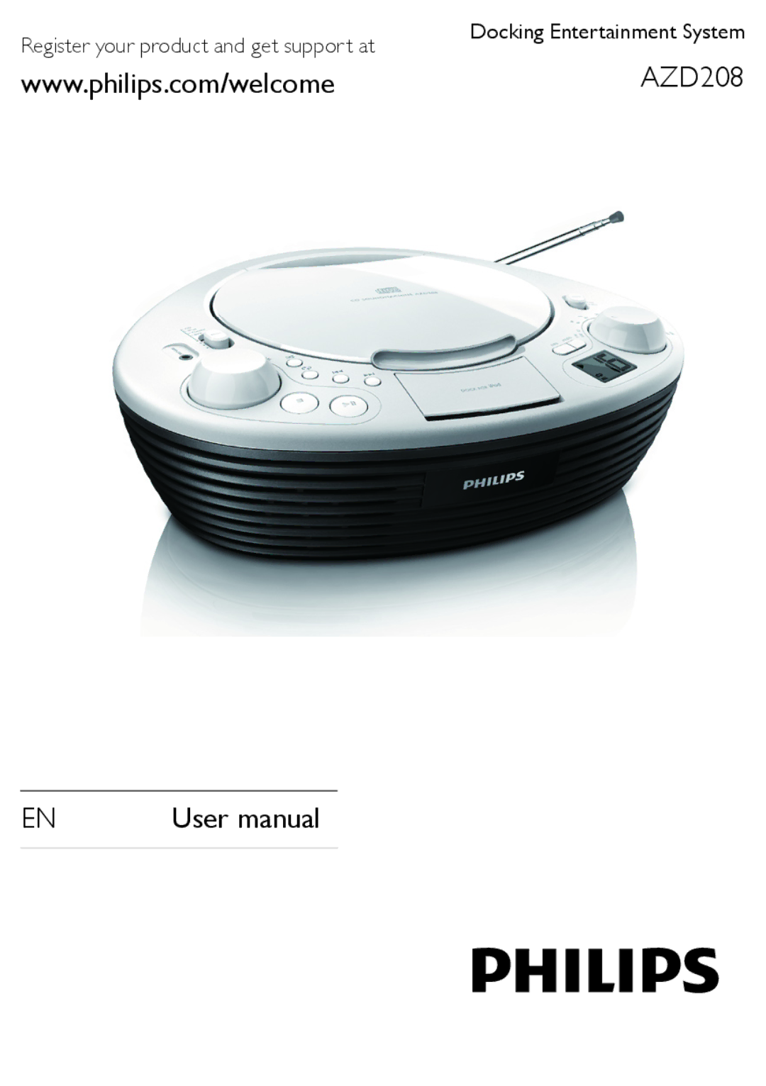 Philips AZD208/05 user manual 