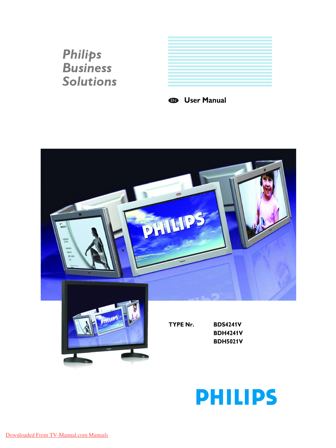 Philips BDH5021V, BDH4241V, BDS4241V user manual Philips Business Solutions 