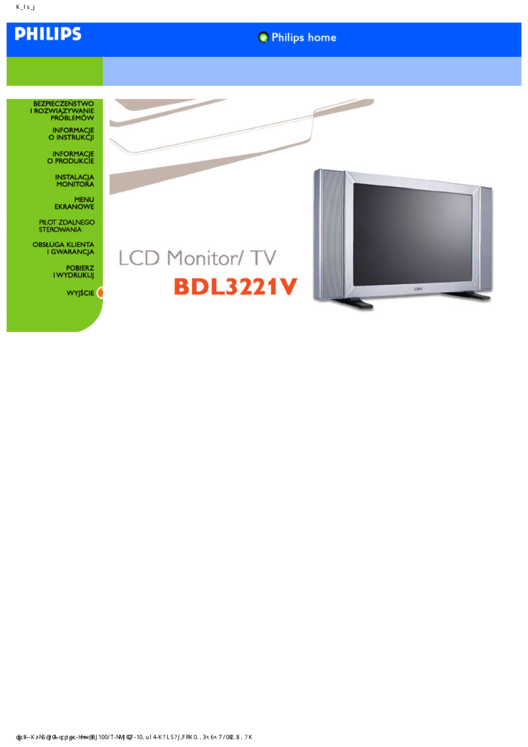 Philips BDL3221V manual Bovbm 