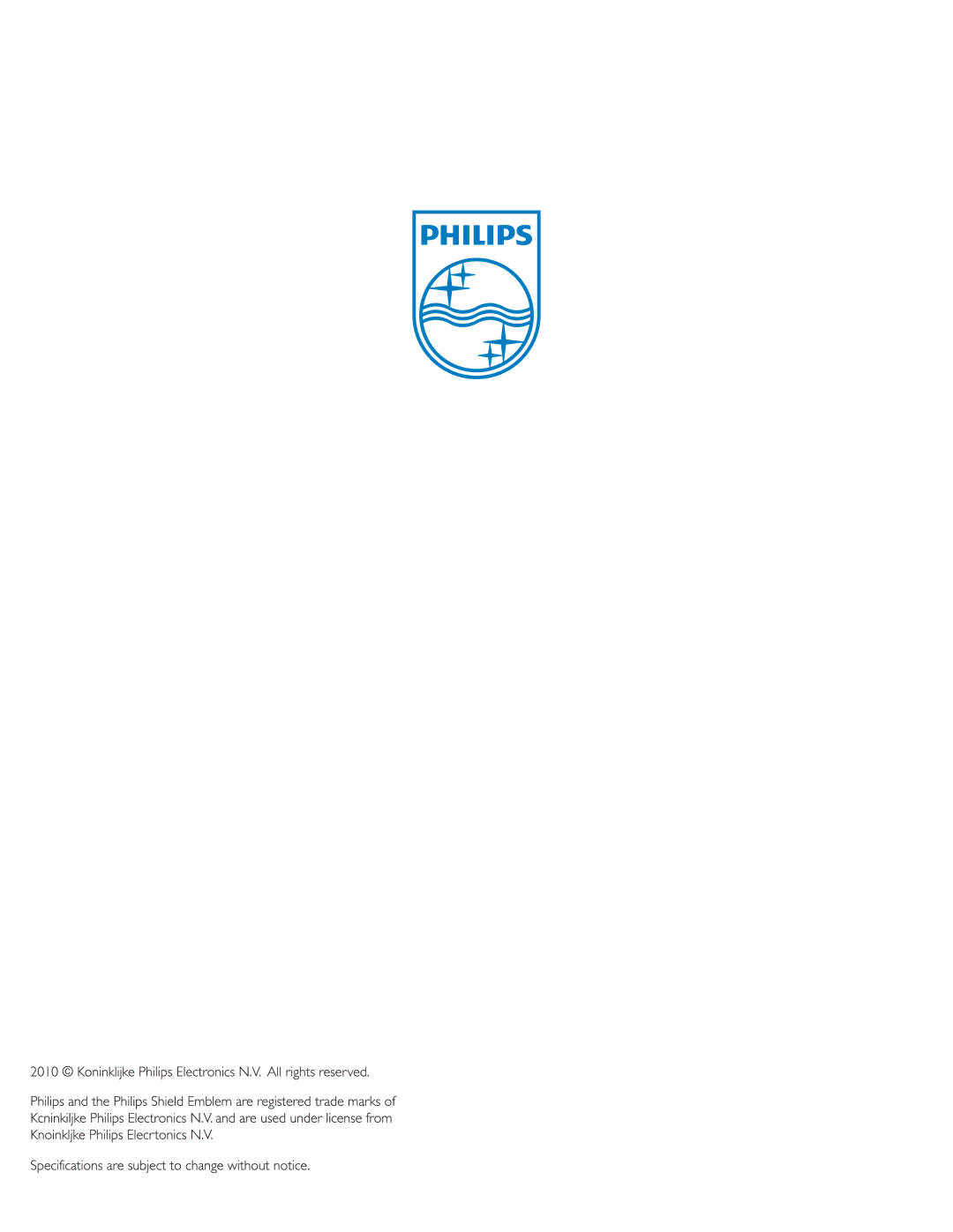 Philips BDL4230E user manual 