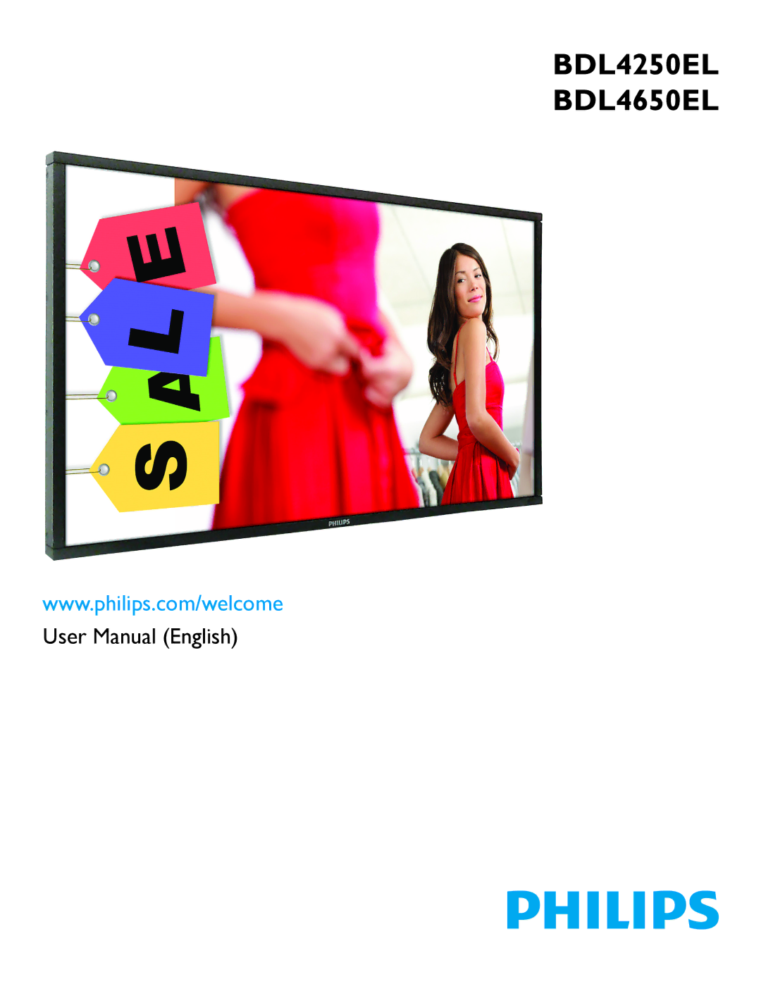 Philips user manual BDL4250EL BDL4650EL 