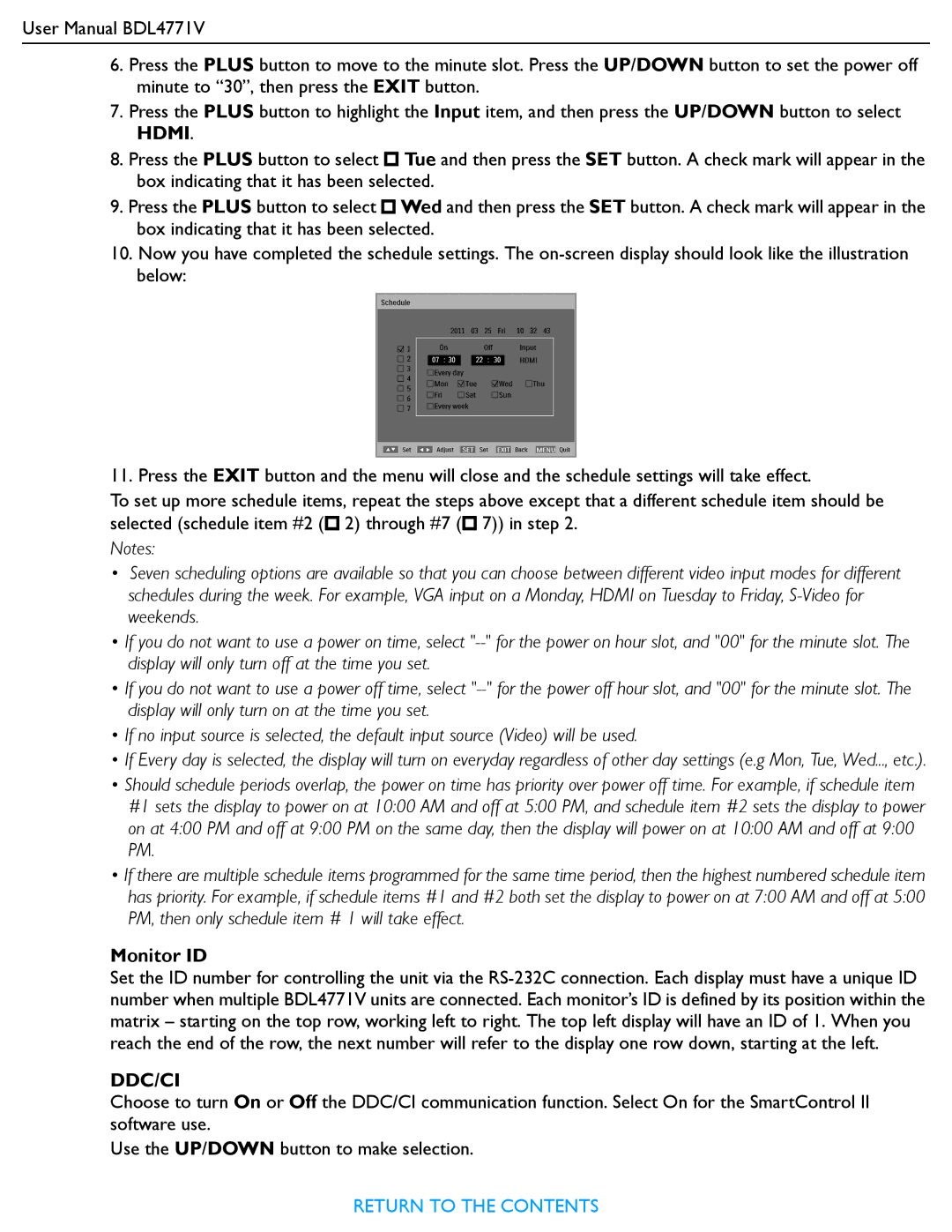 Philips BDL4771V user manual Monitor ID, Ddc/Ci 