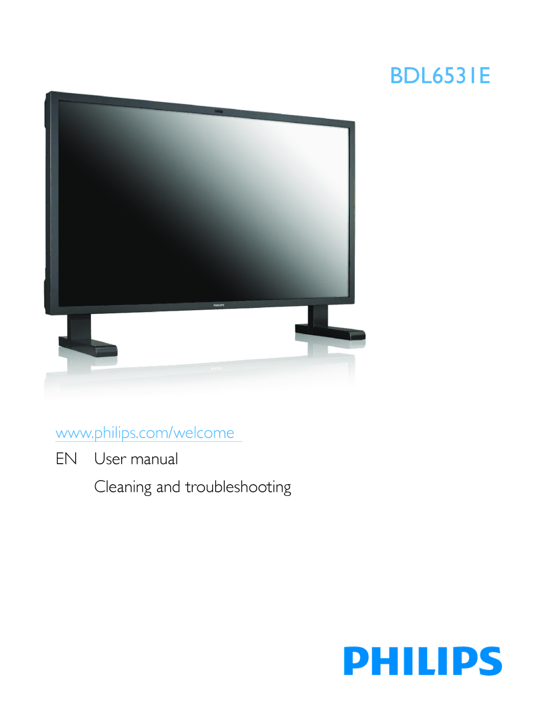 Philips BDL6531E user manual 