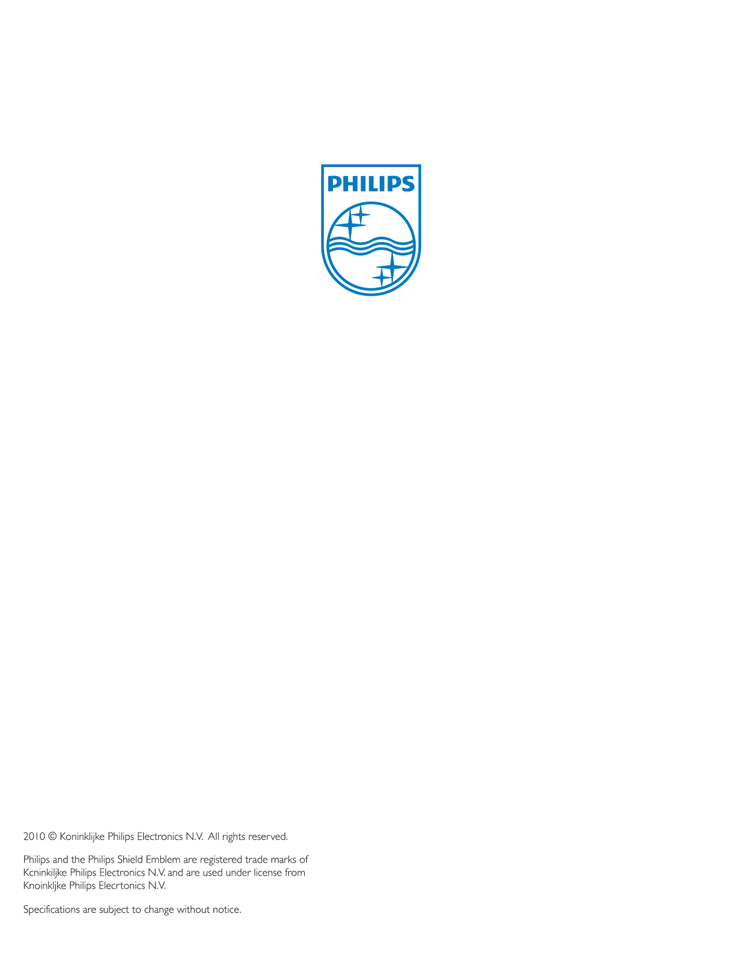 Philips BDL6551V user manual 