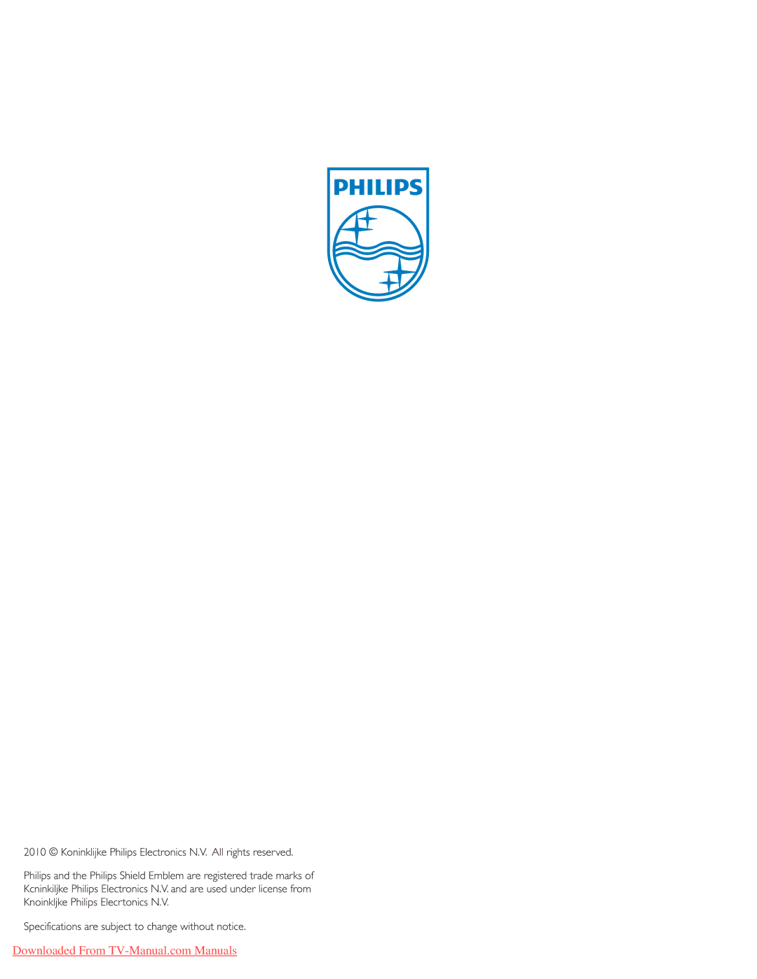 Philips BDL6551V user manual 