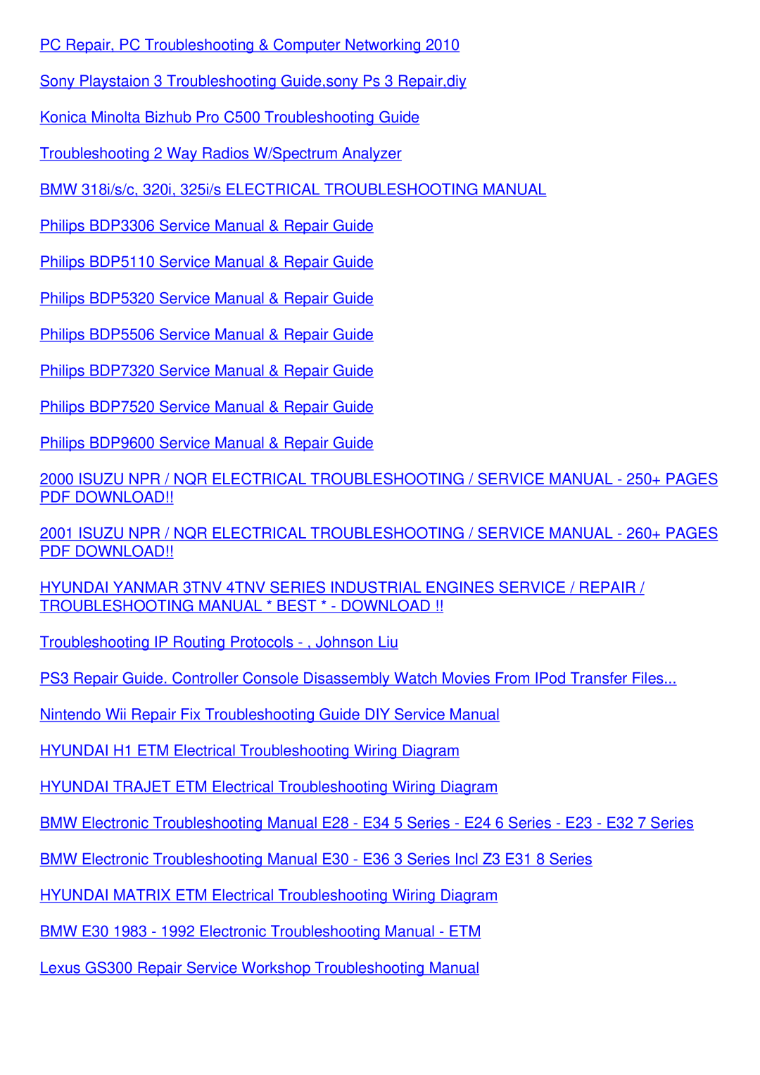 Philips BDP-7200 service manual 