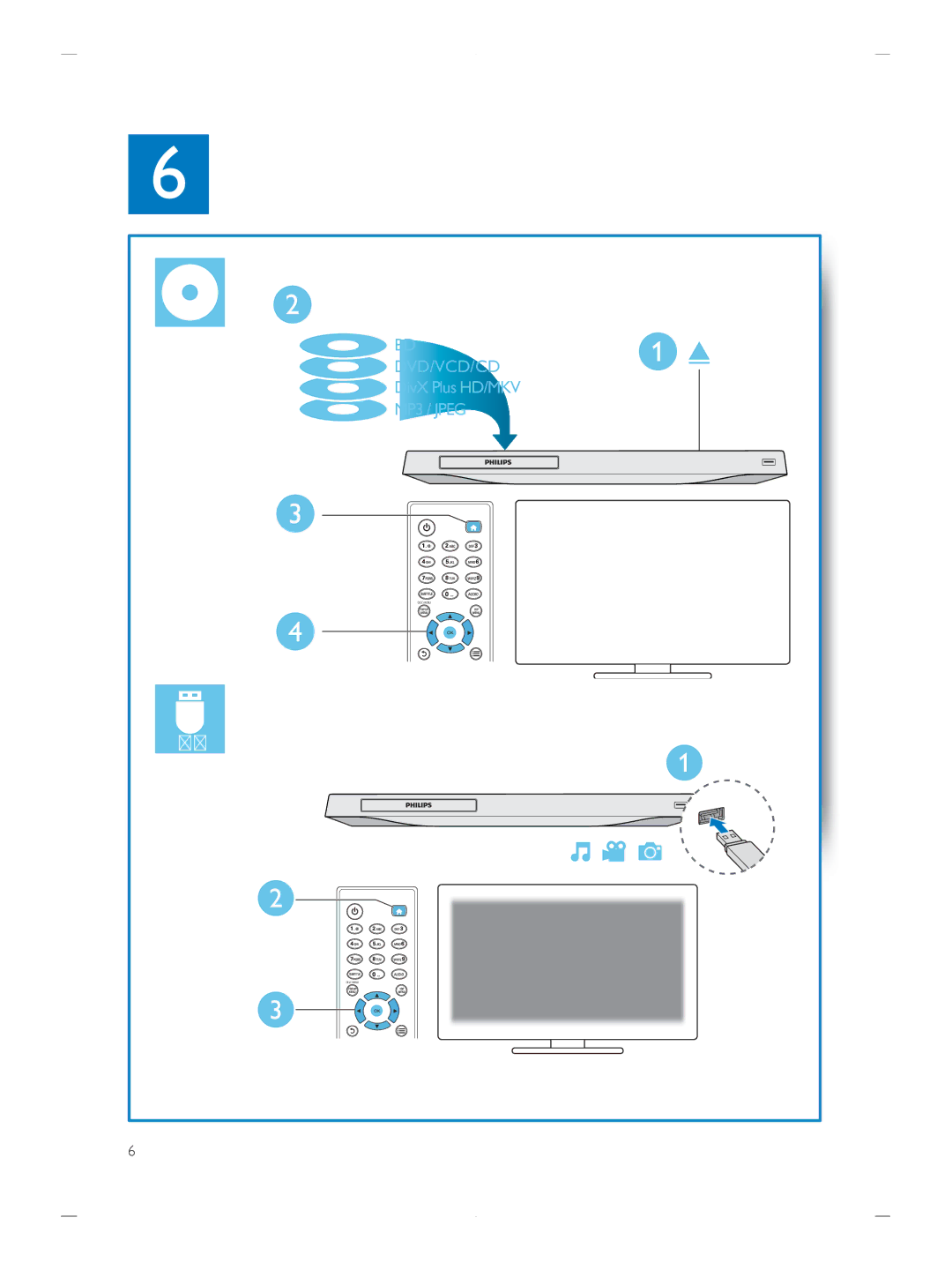 Philips BDP2900 user manual Dvd/Vcd/Cd 