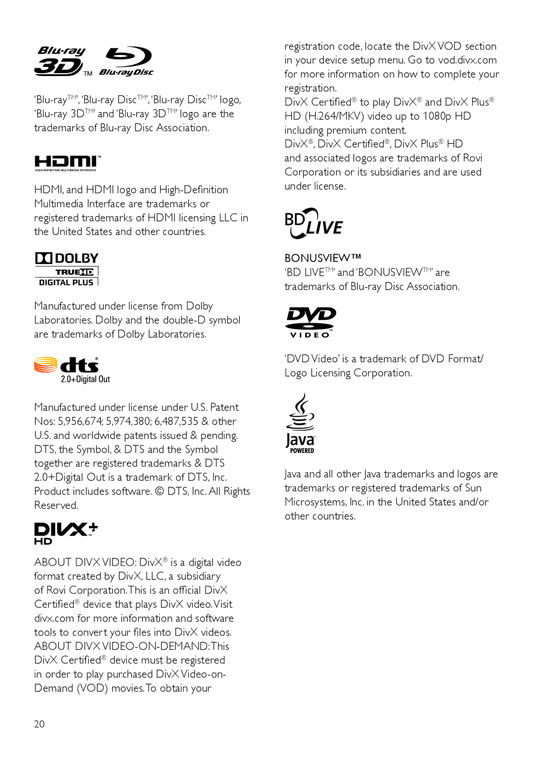 Philips BDP2980, BDP2982 user manual Bonusview 