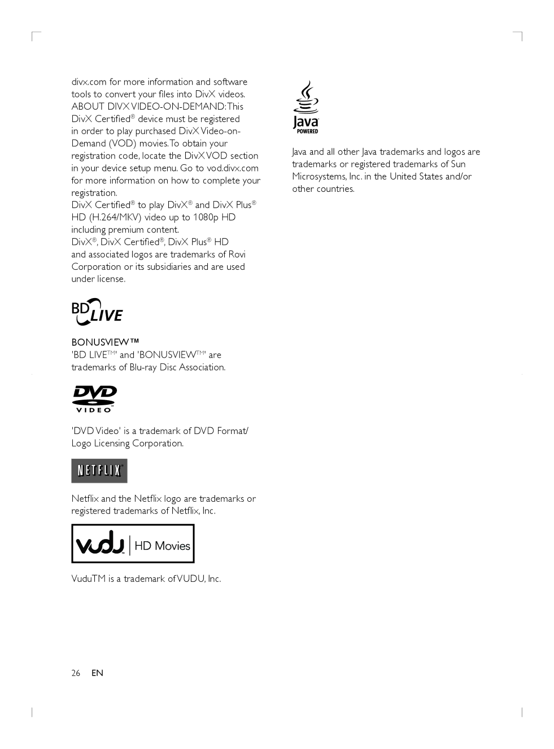 Philips BDP2985 user manual Bonusview 