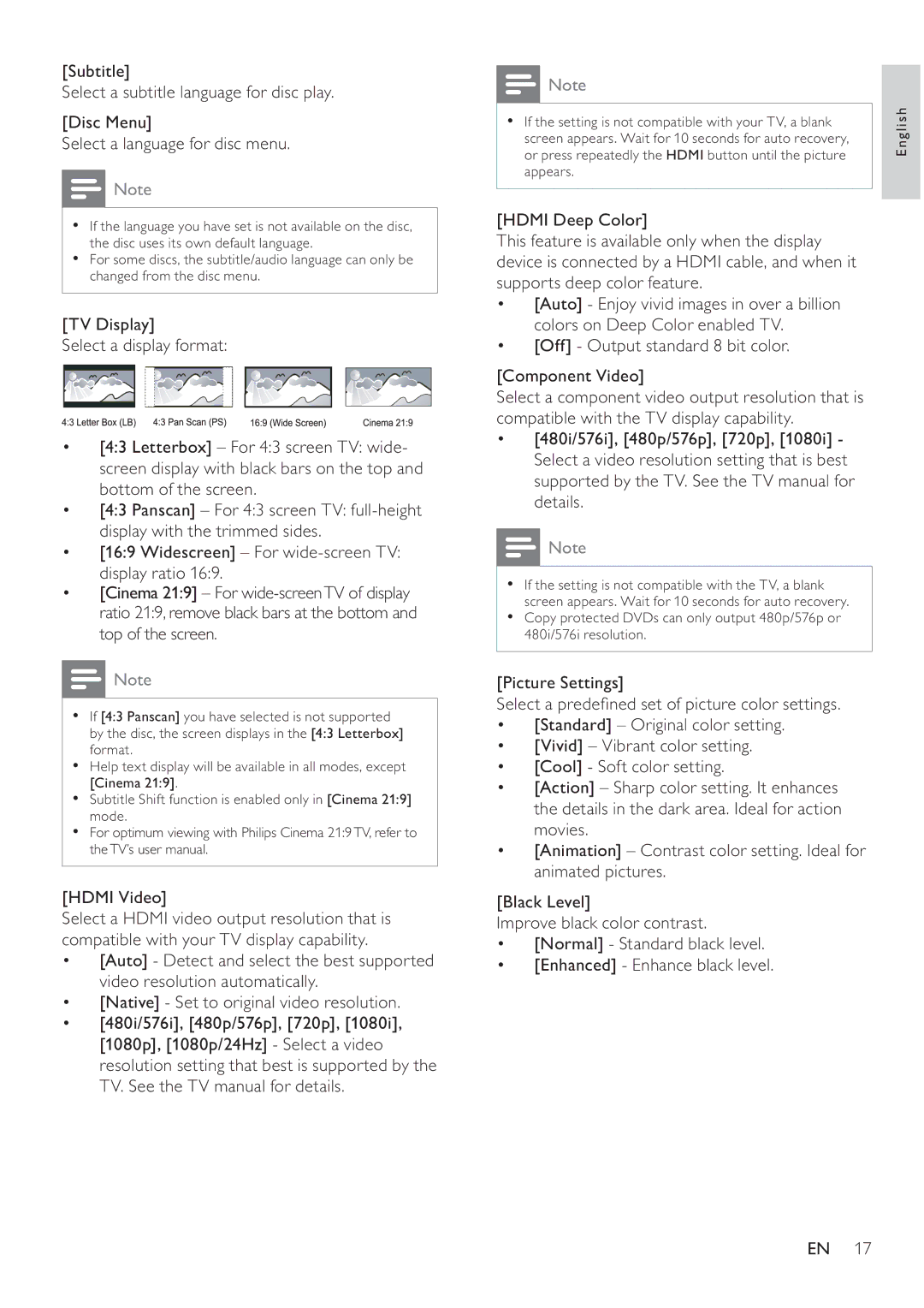 Philips BDP3008 user manual English 