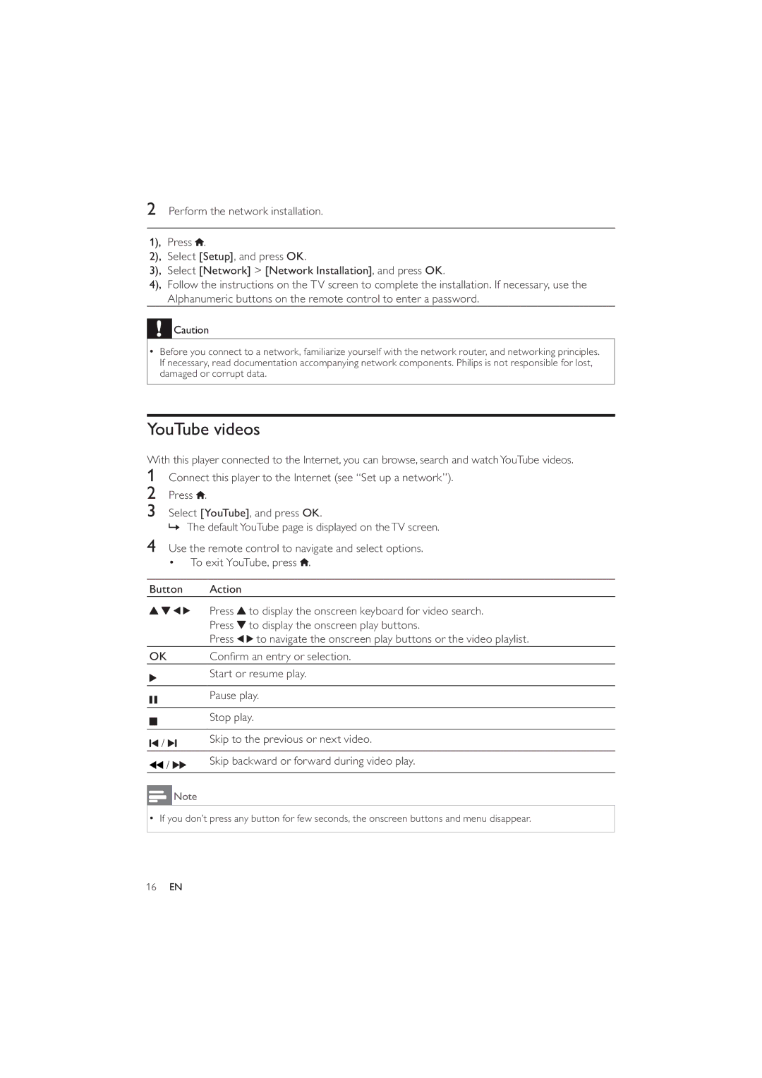 Philips BDP3280 user manual YouTube videos 