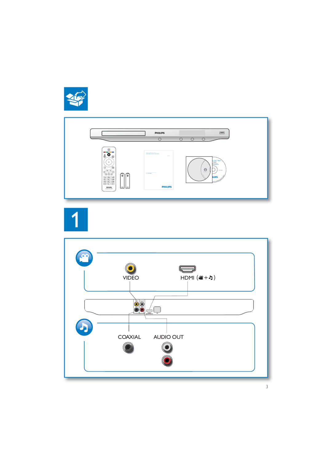 Philips BDP3280 user manual Videohdmi 