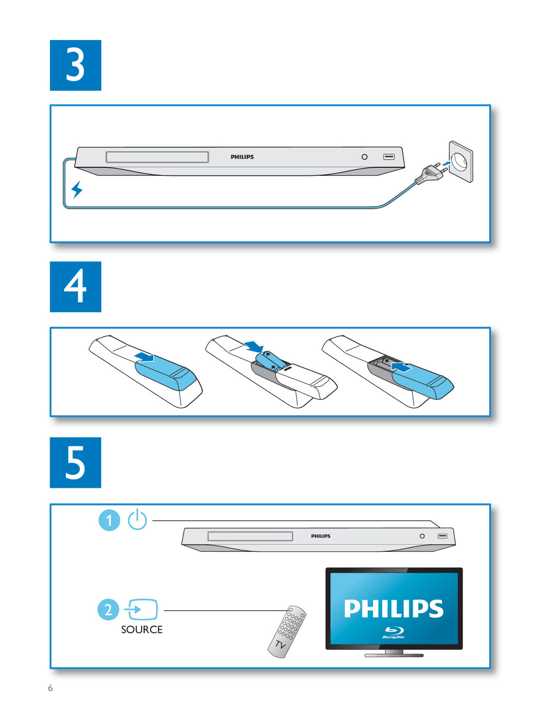 Philips BDP3300K user manual Source 