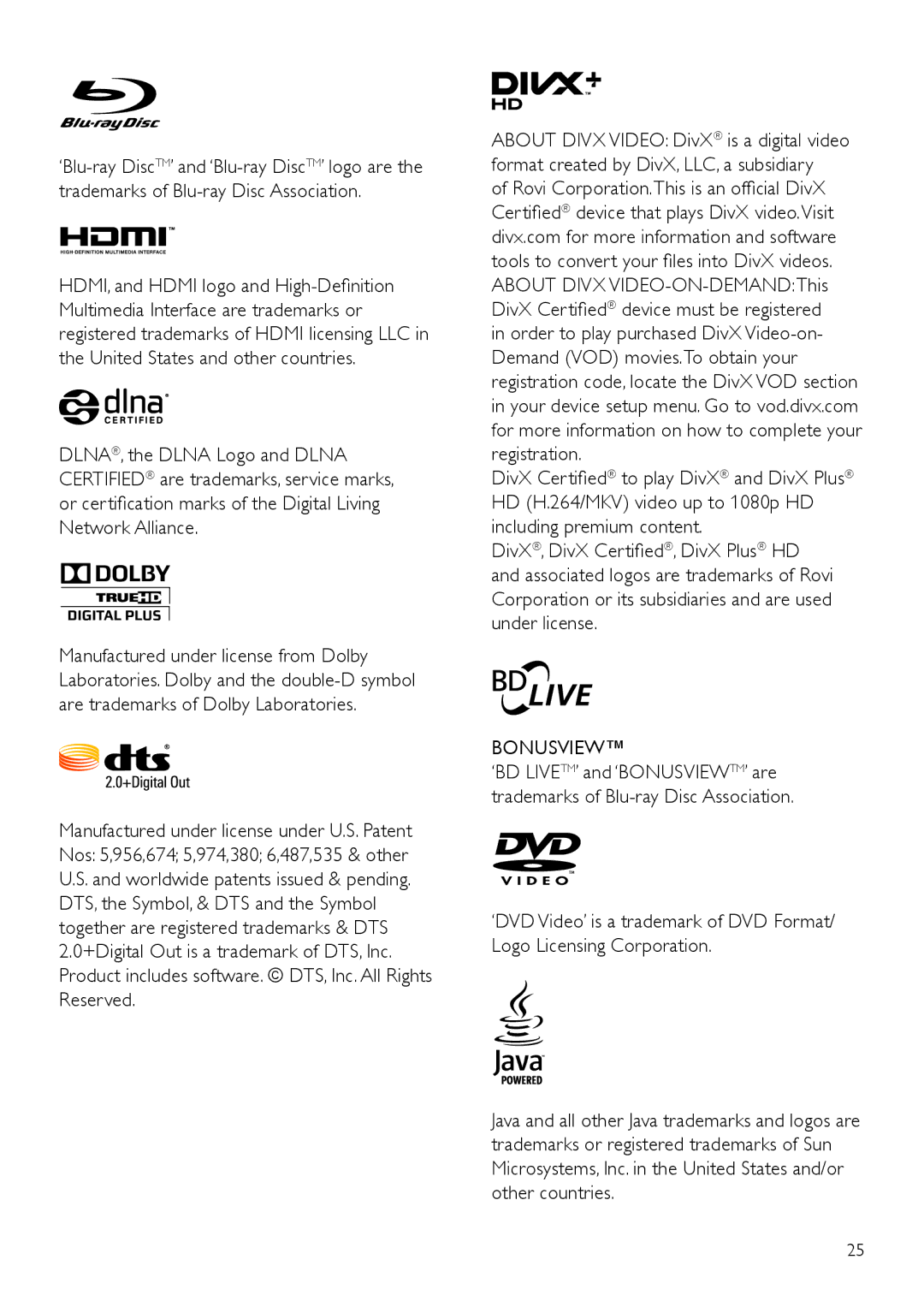 Philips BDP3310, BDP3305 user manual Bonusview 