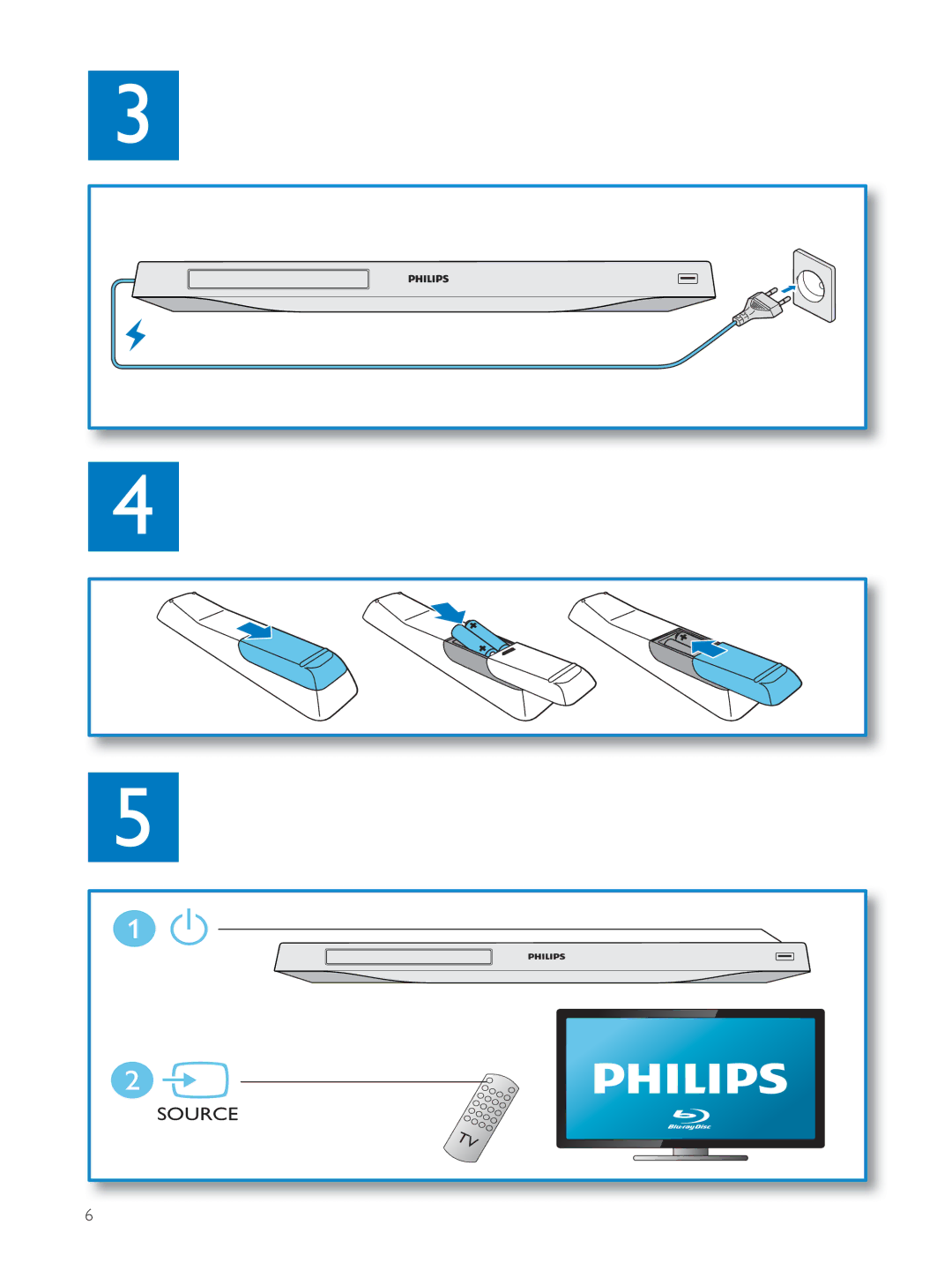 Philips BDP3390, BDP3380, BDP3382 user manual Source 